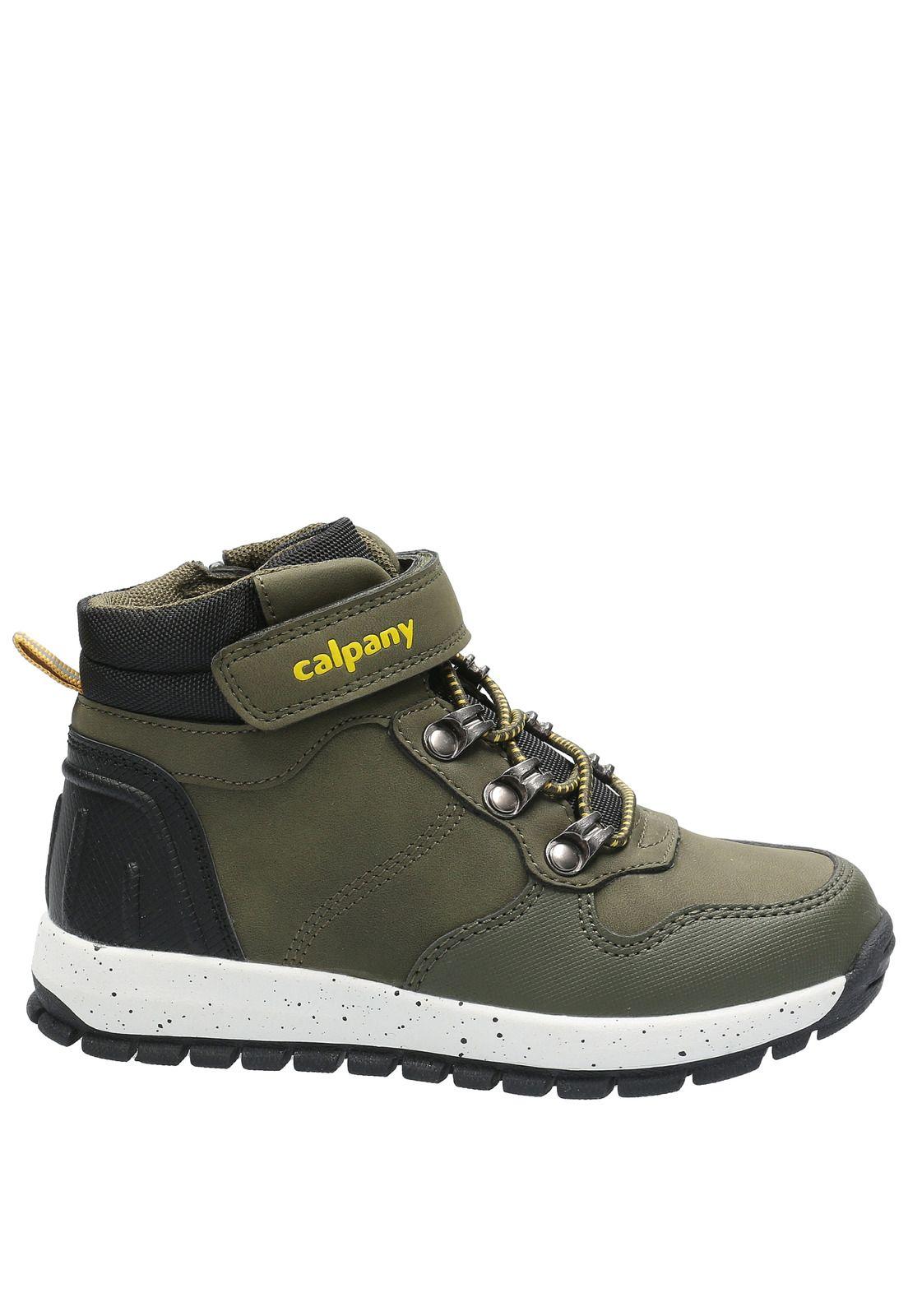 Zapatilla Niño Khoper Verde Oliva-1