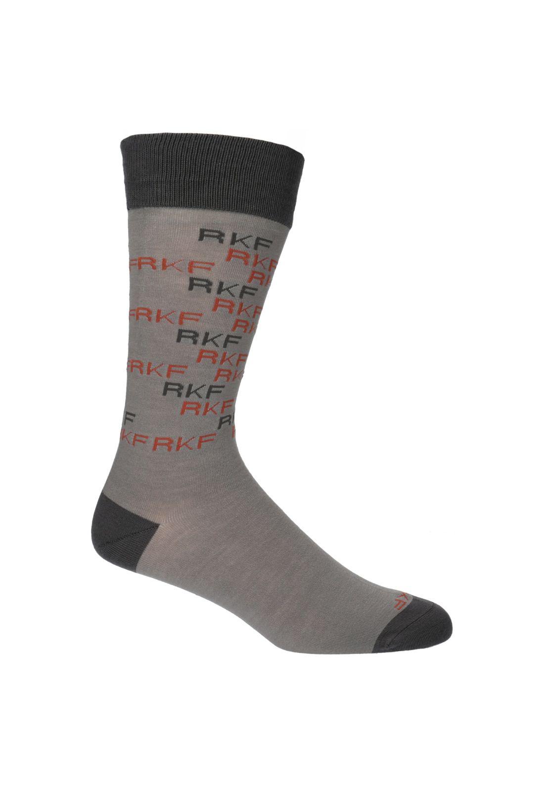 Calcetín Bambú Hombre Brand Gris-0