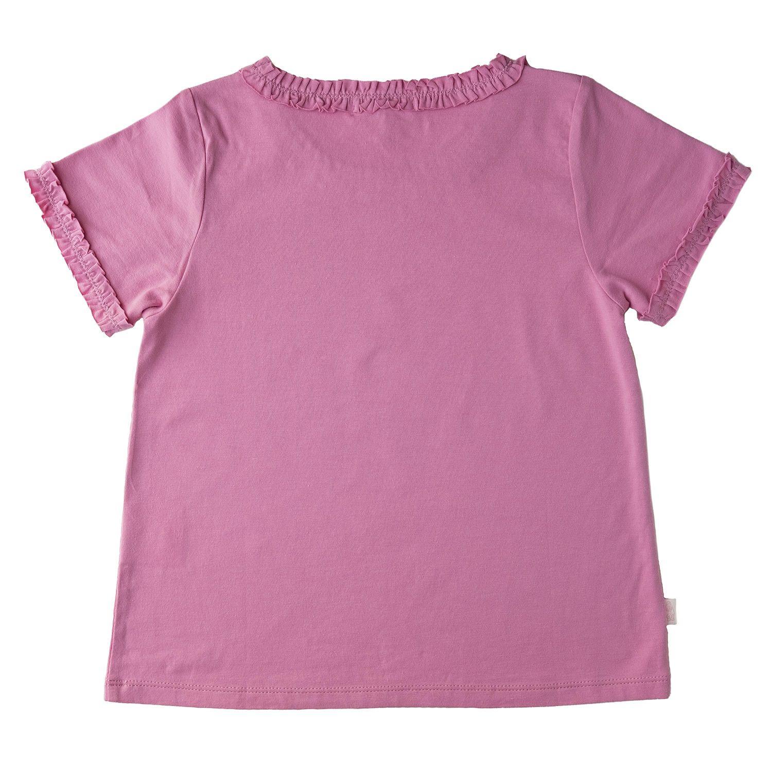 Polera Pack2 Niña Algodón Rosa-1