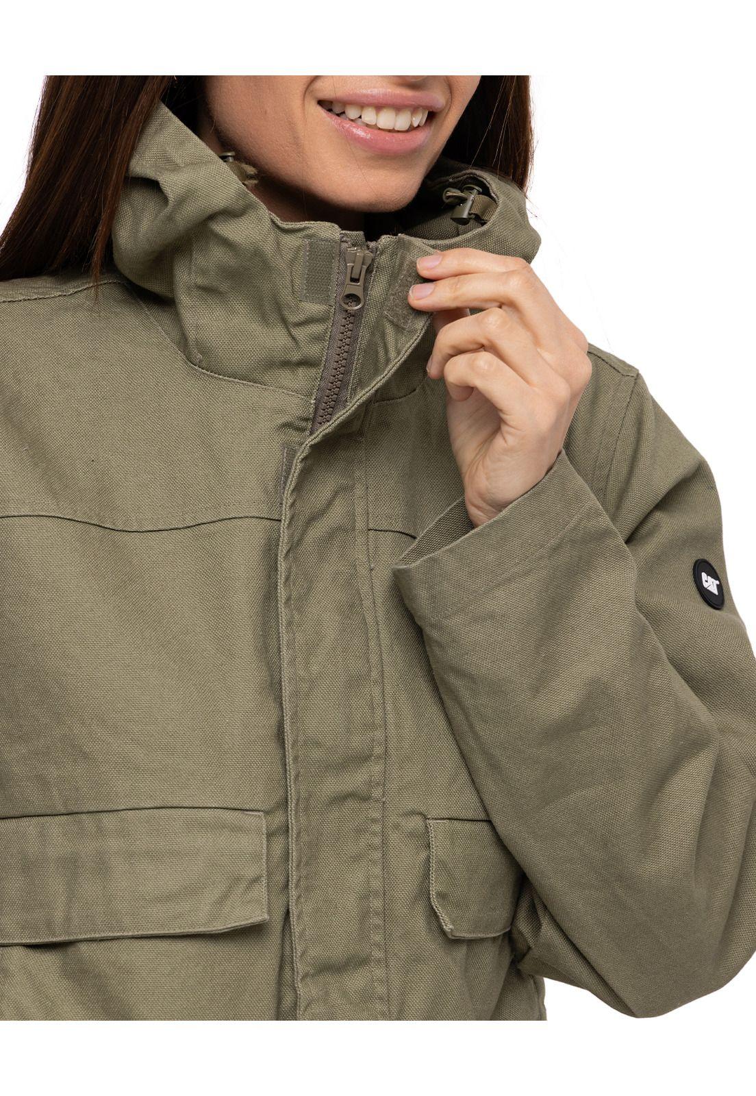 Chaqueta Uninsulated Hooded W Verde Mujer-4