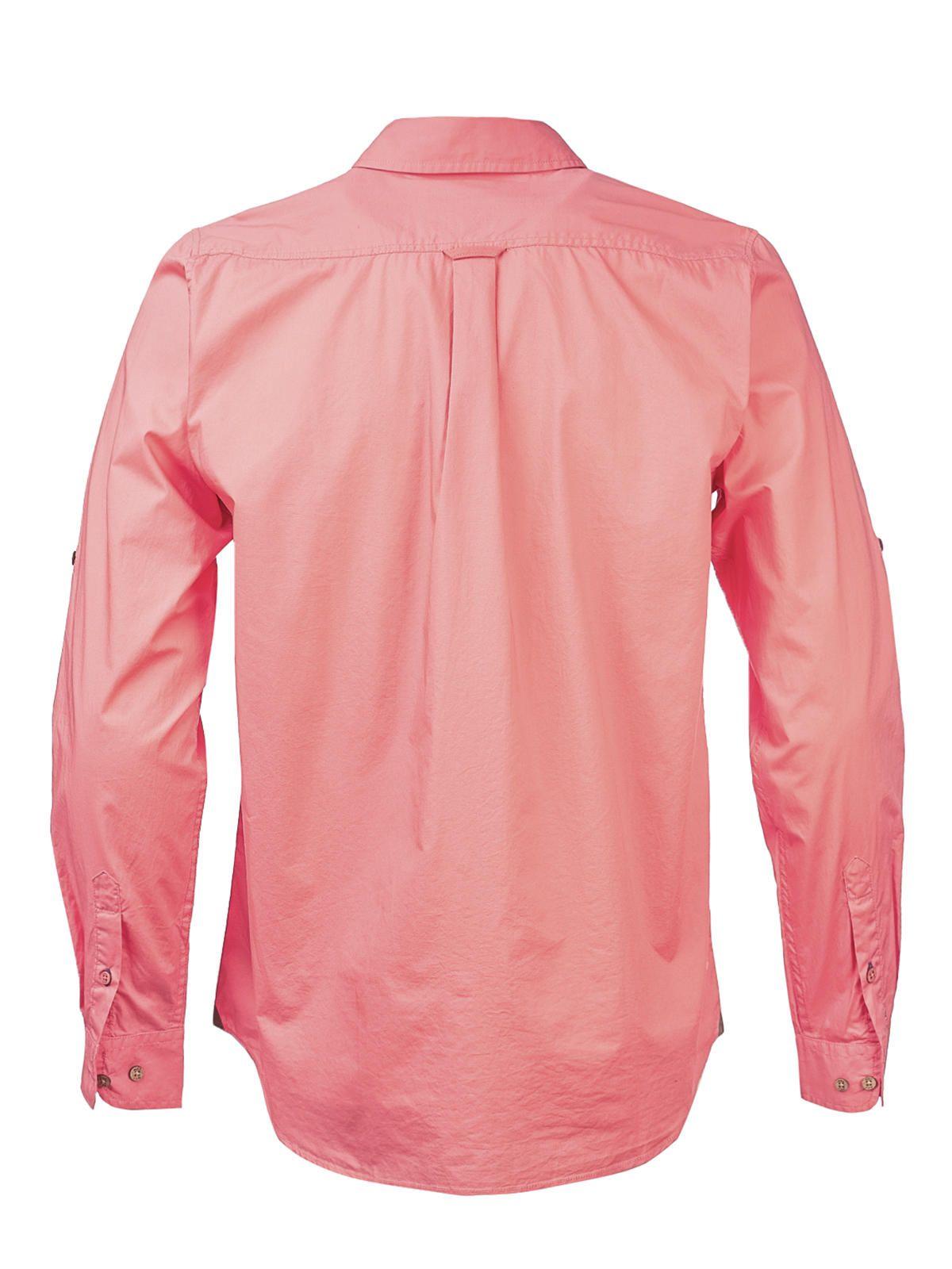 Camisa Algodón Orgánico Galiton Coral Hombre-3