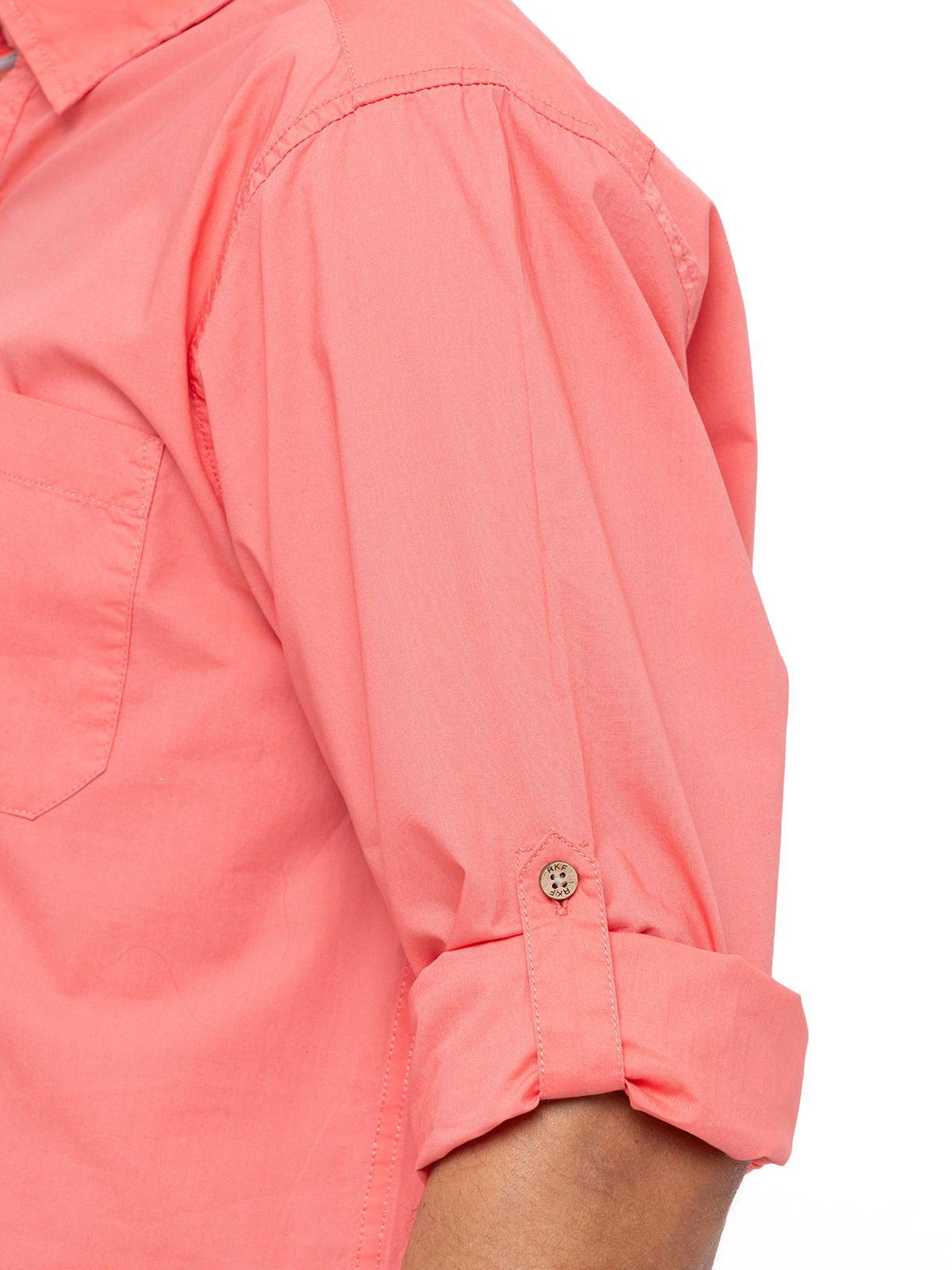 Camisa Algodón Orgánico Galiton Coral Hombre-8