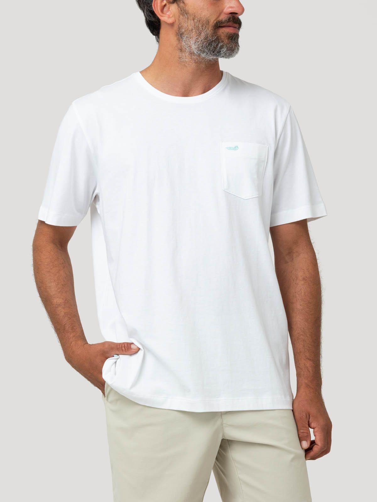 Polera Algodón Orgánico Hombre Basicpoc Blanco-4