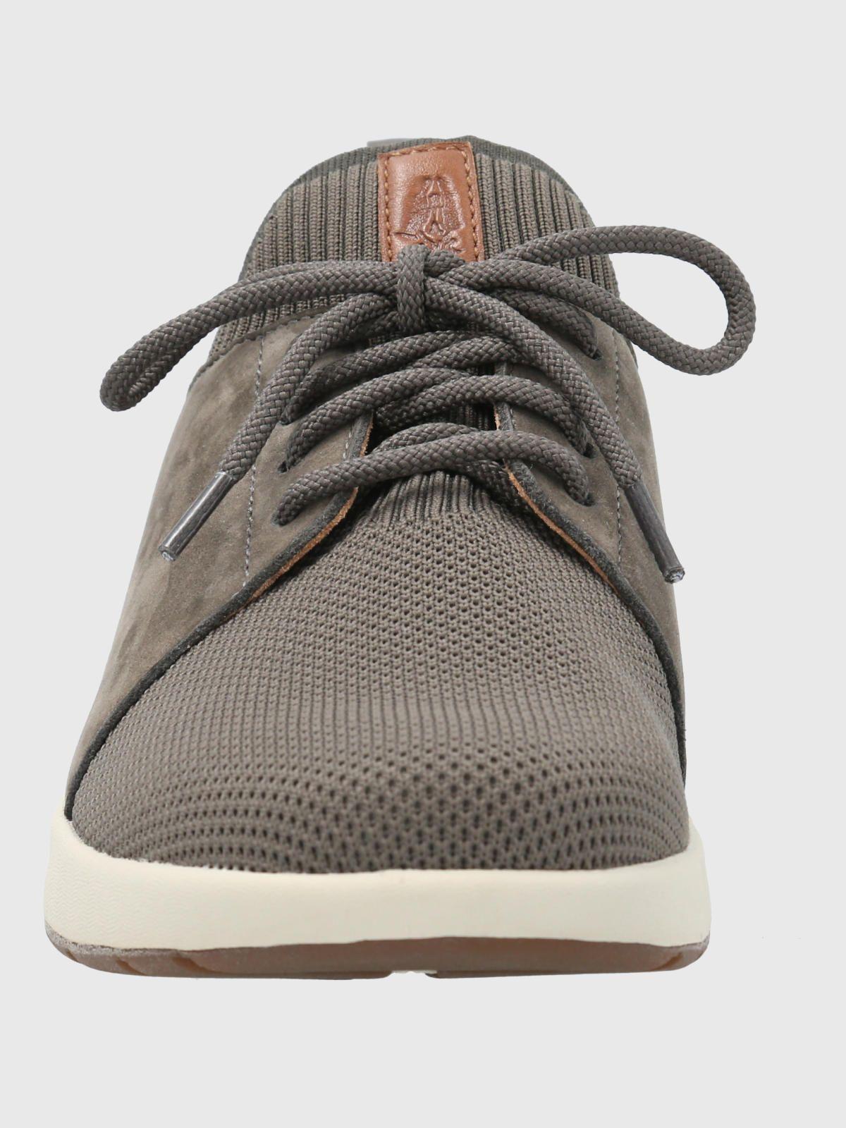 Zapatilla Cuero Mujer Spinal Knit Gris-3