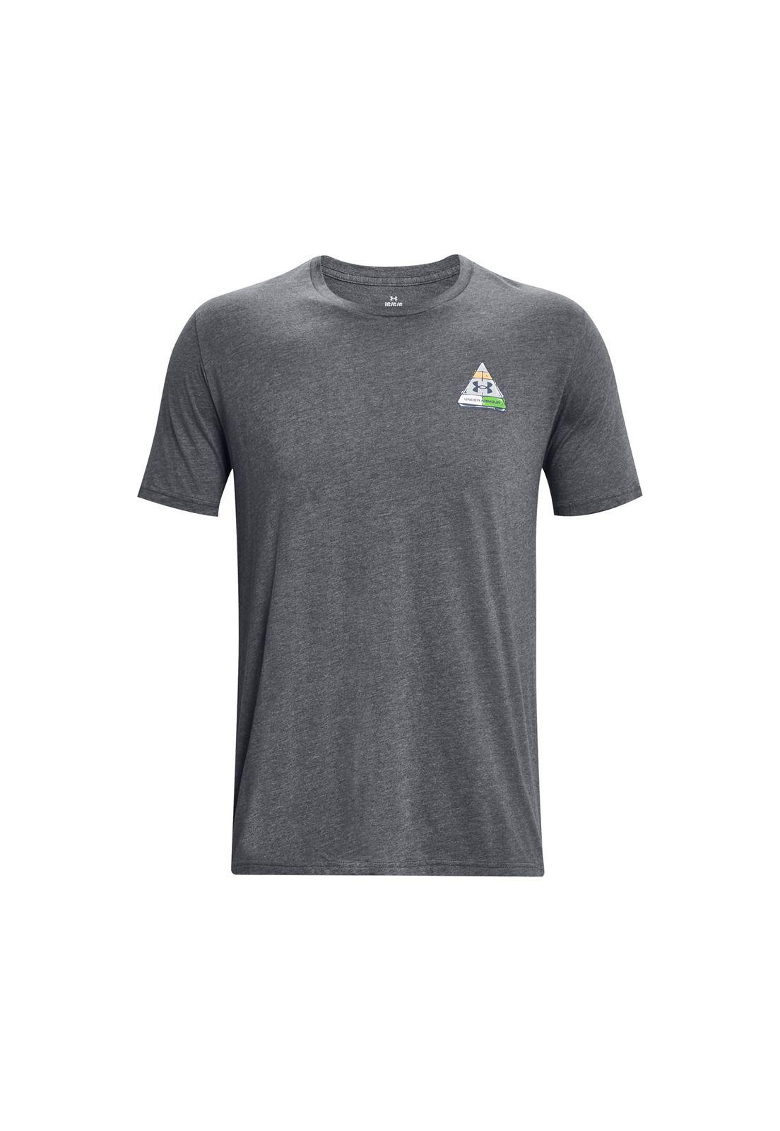 Polera UA Food Pyramid hombre Gris-0