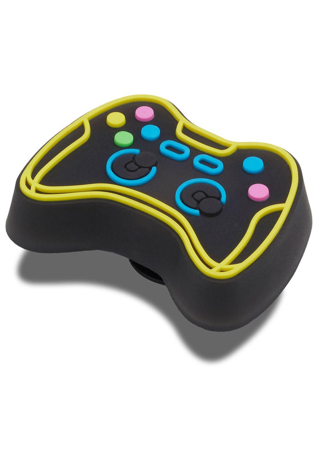 Jibbitz Crocs Pack de 5 Control Gamer Con Luz Negro-2