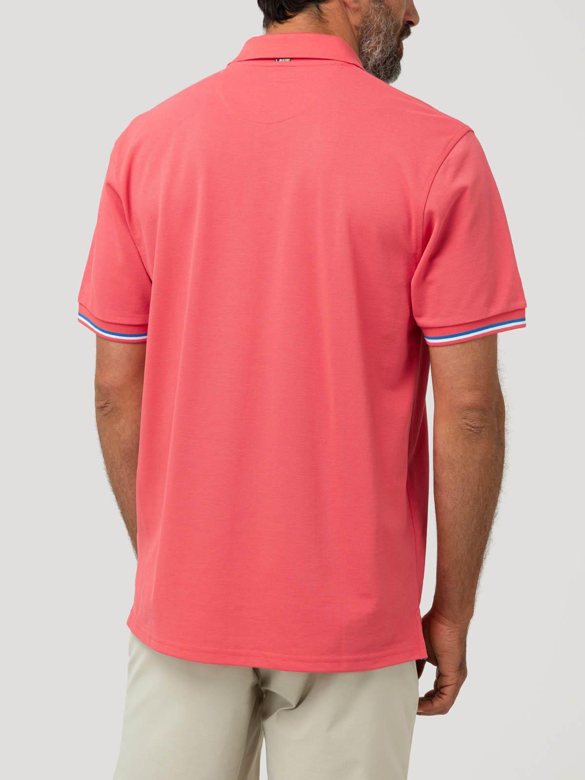 Polera Algodón Pima Hombre Mitchell Naranjo-5