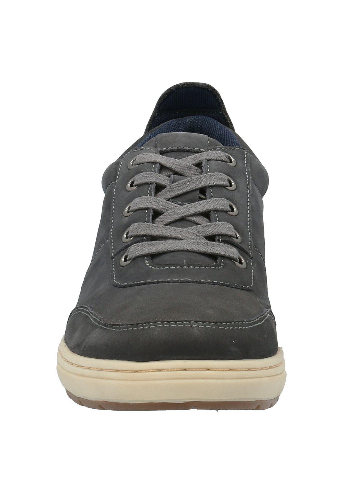 Zapatilla Cuero Hombre Draper Gris-2