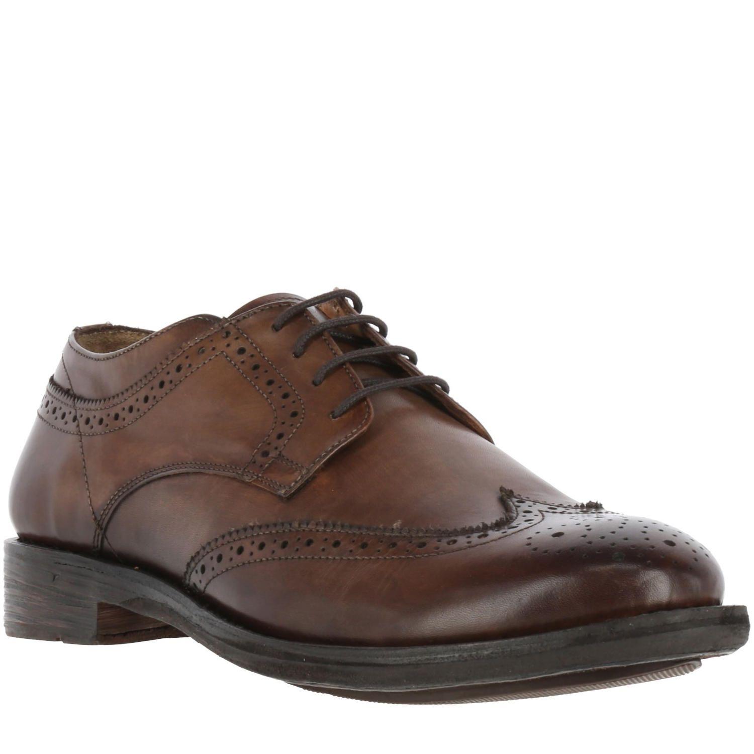 Zapato Cuero Hombre Bradford Café-0