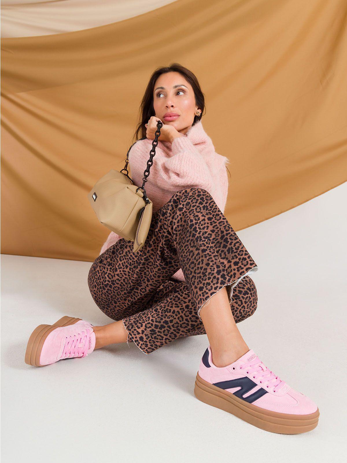 Zapatilla Etienne Mujer Rosa-1