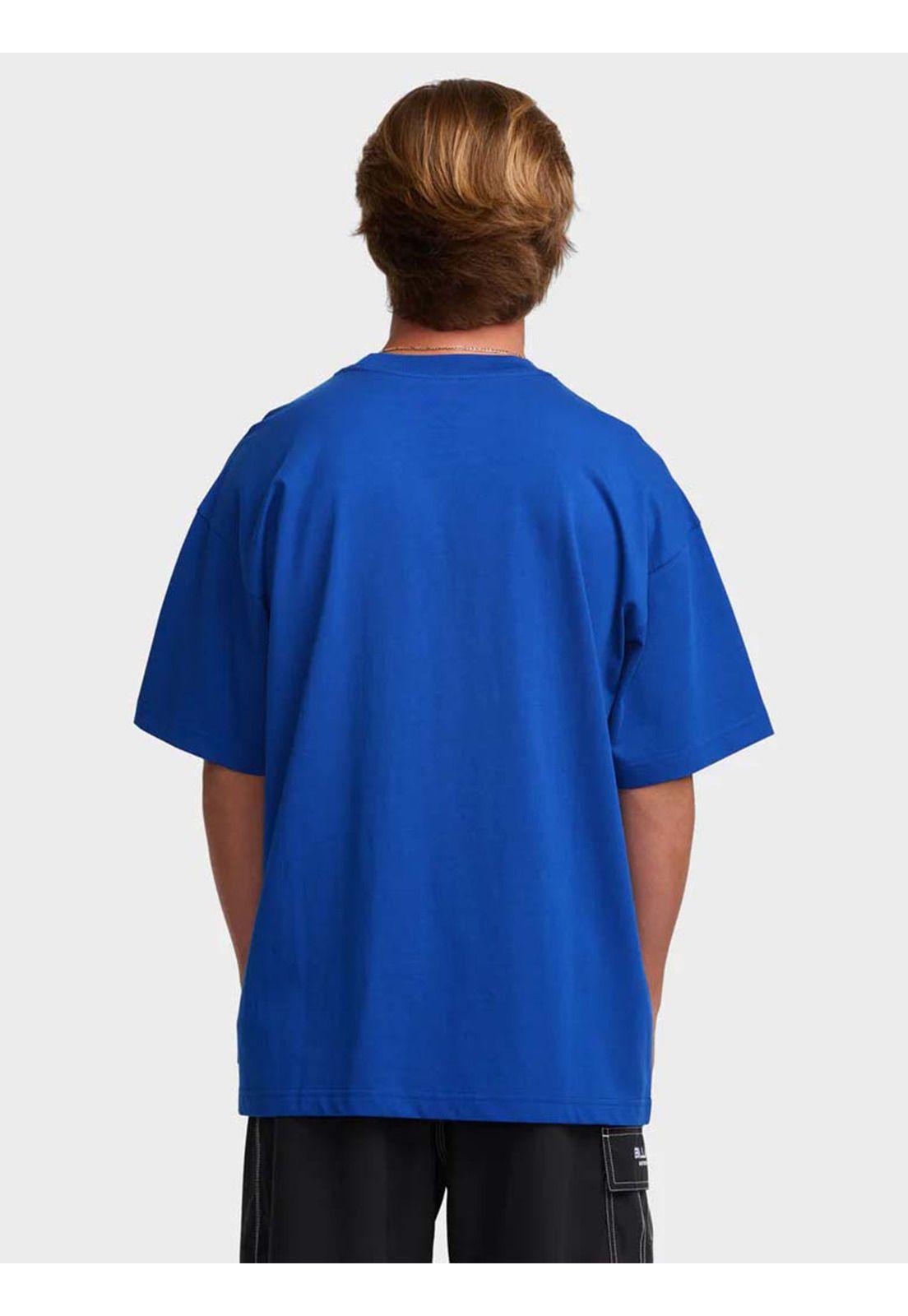 Polera Manga Corta Hombre Bong Pill Og Azul Billabong-3