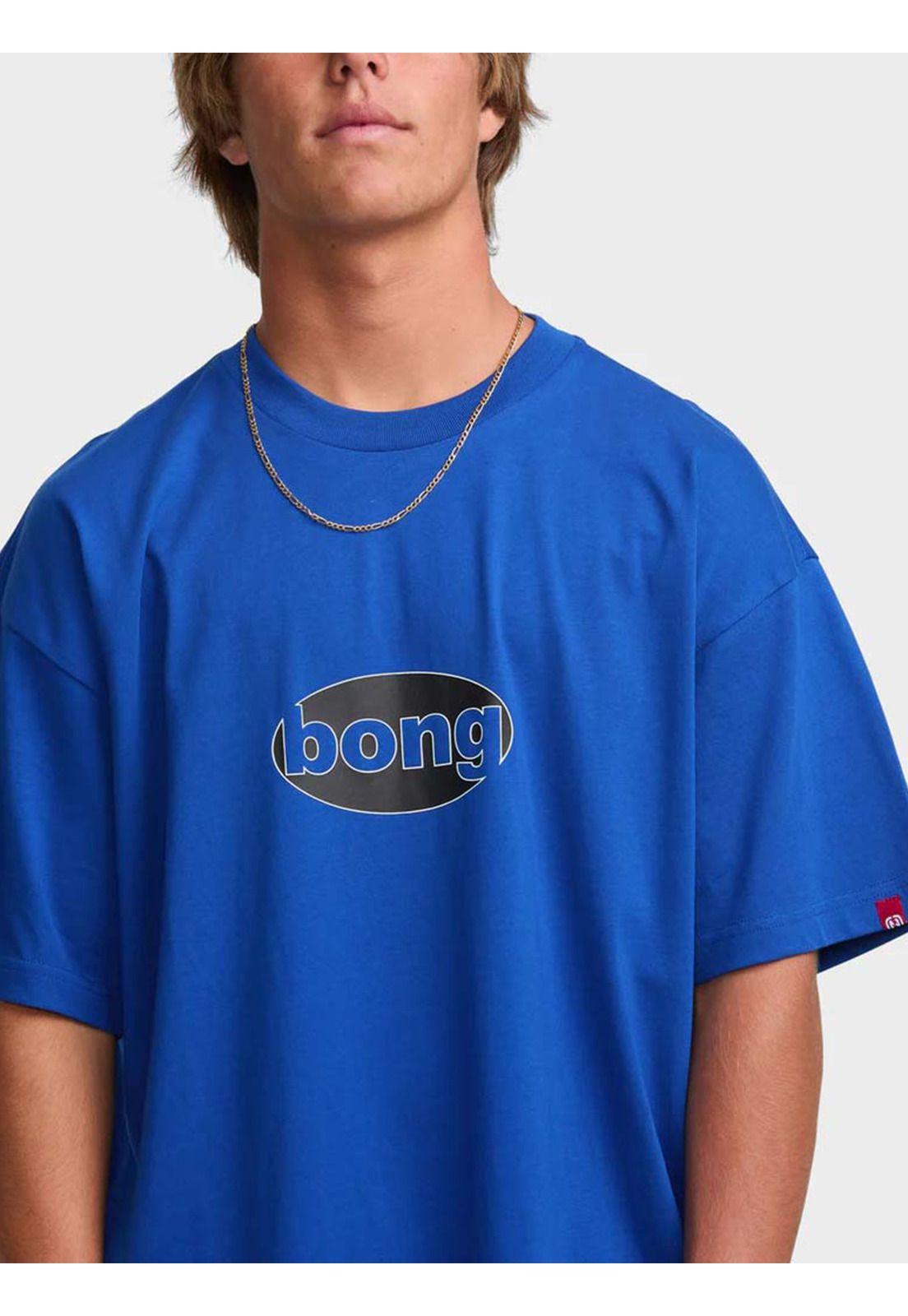 Polera Manga Corta Hombre Bong Pill Og Azul Billabong-4