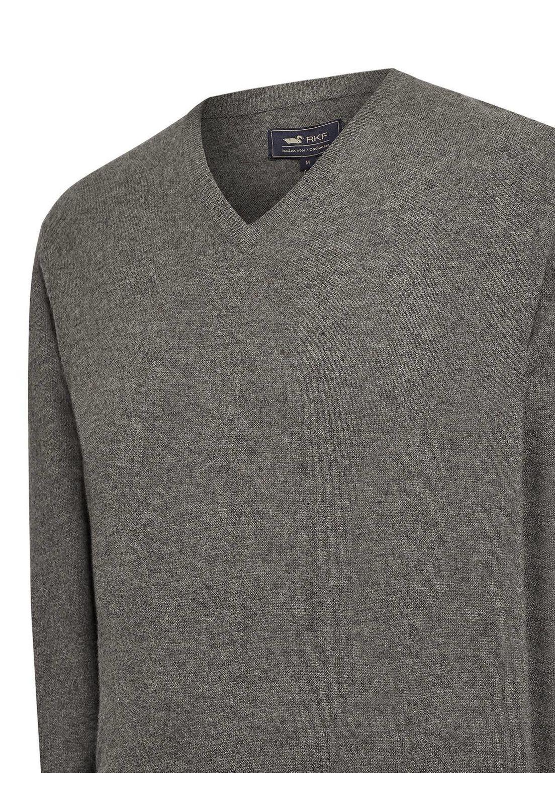 Chaleco Lana Hombre Italy V Gris-3