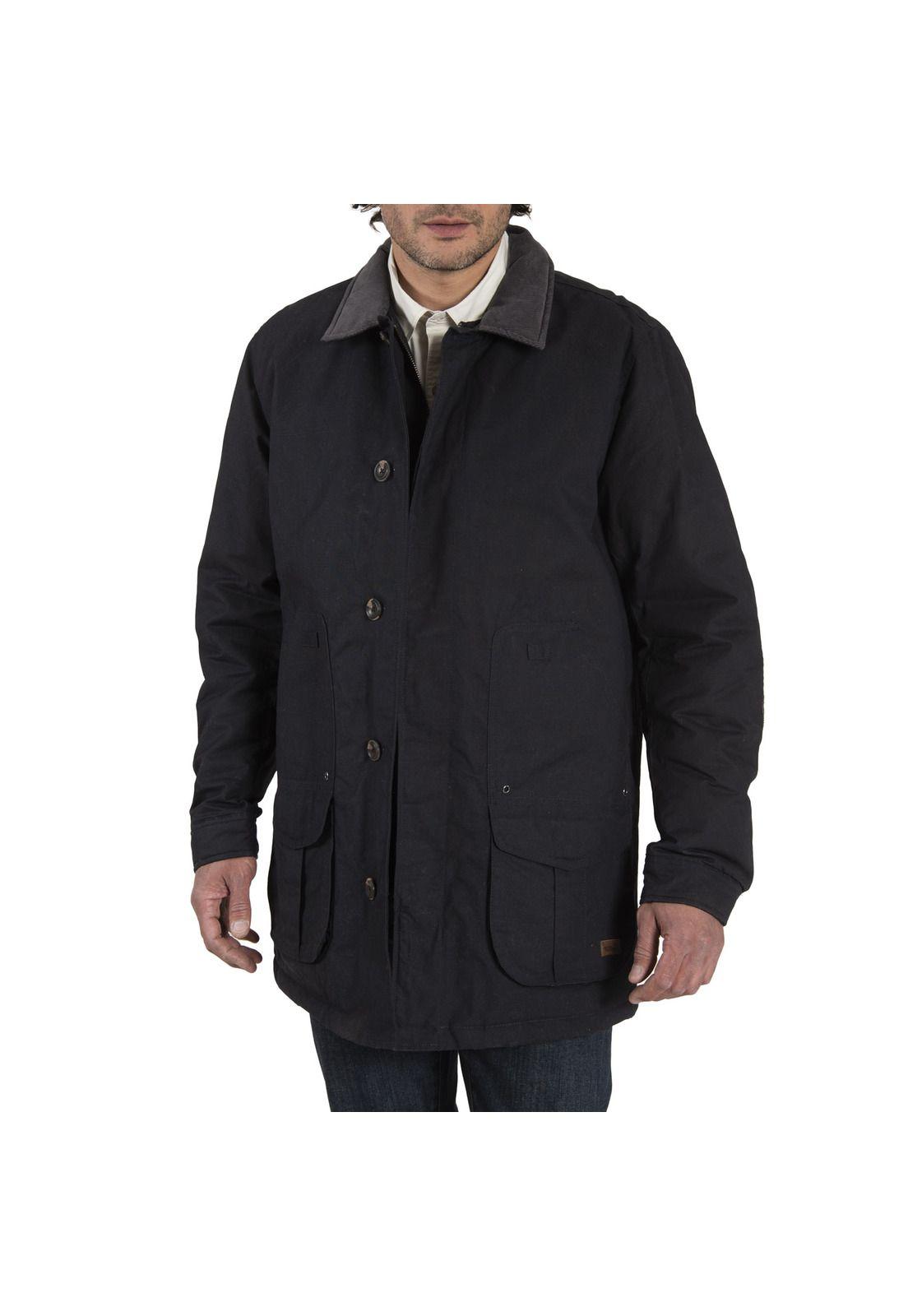 Chaqueta Algodón Hunter Azul Petróleo Hombre Rockford-0