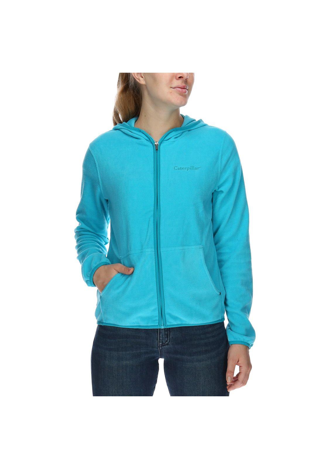 Polar Mujer Julia Fleece Sweatshirt Poliéster Turquesa-0