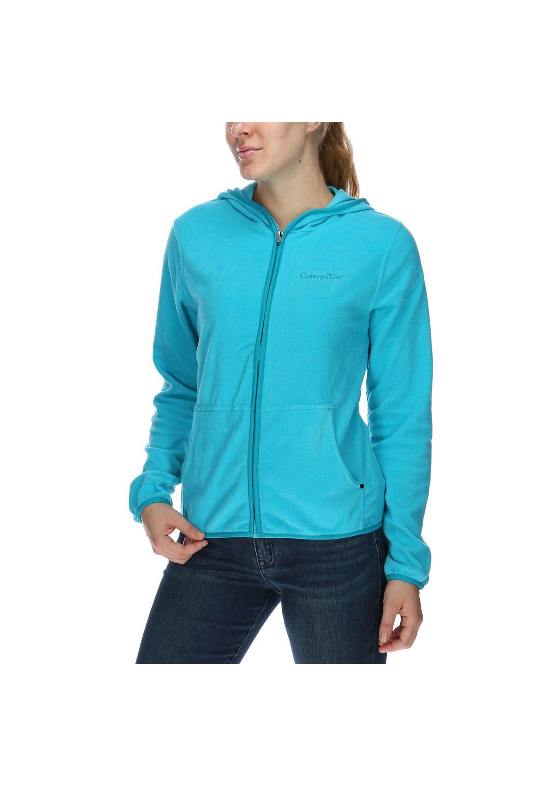 Polar Mujer Julia Fleece Sweatshirt Poliéster Turquesa-1