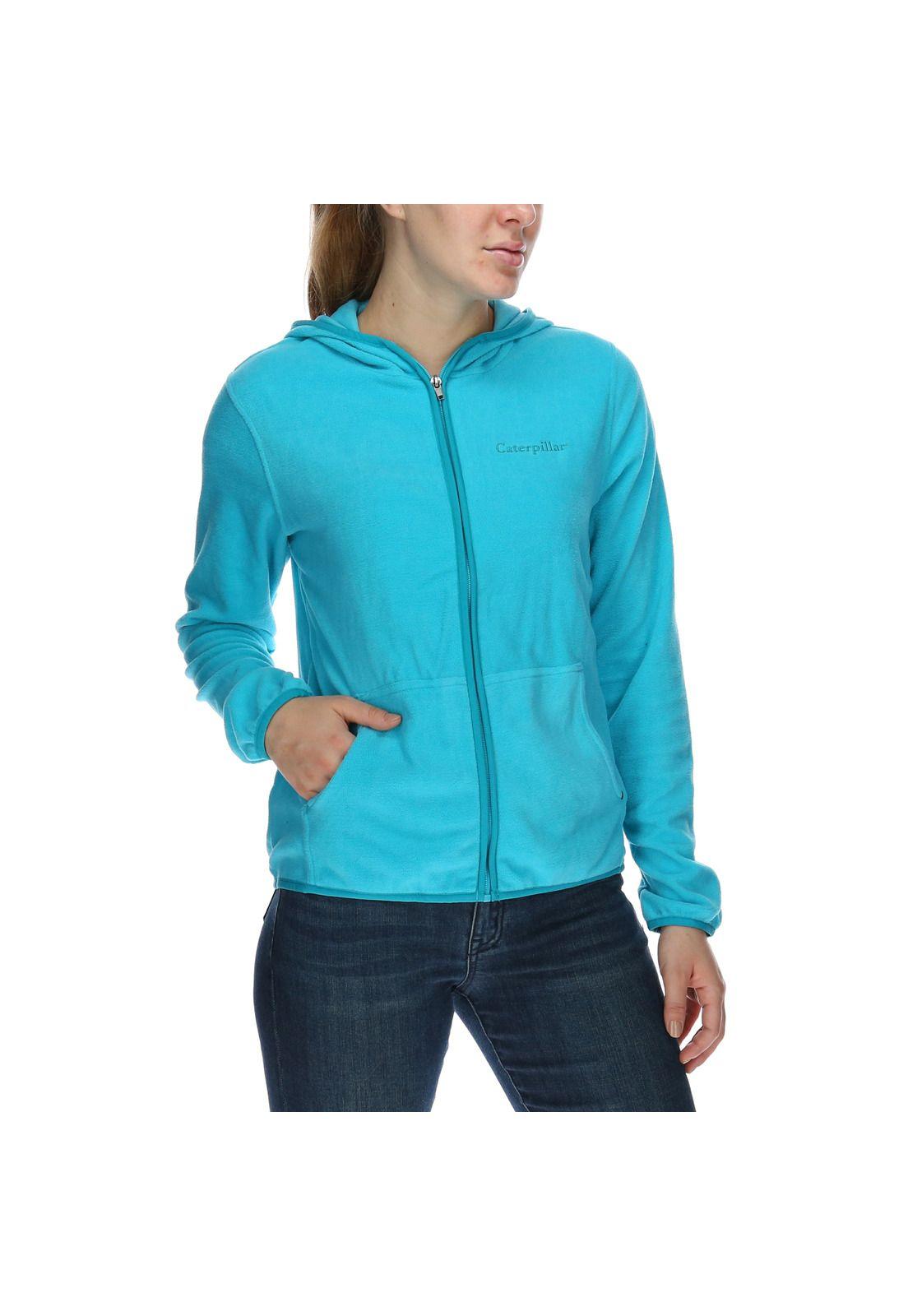 Polar Mujer Julia Fleece Sweatshirt Poliéster Turquesa-3