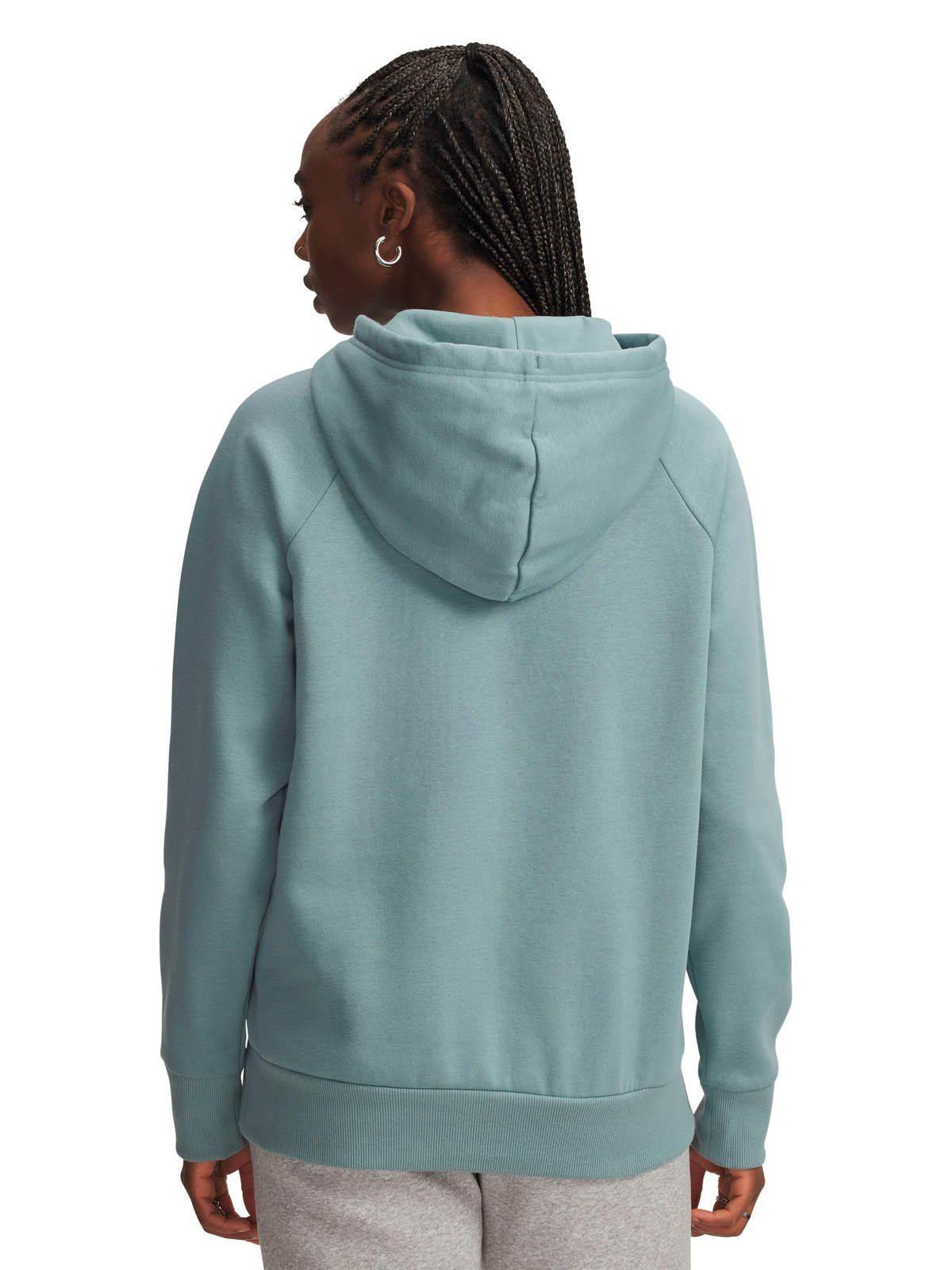 Polerón Lifestyle  mujer Rival Fleece Big Logo verde -1