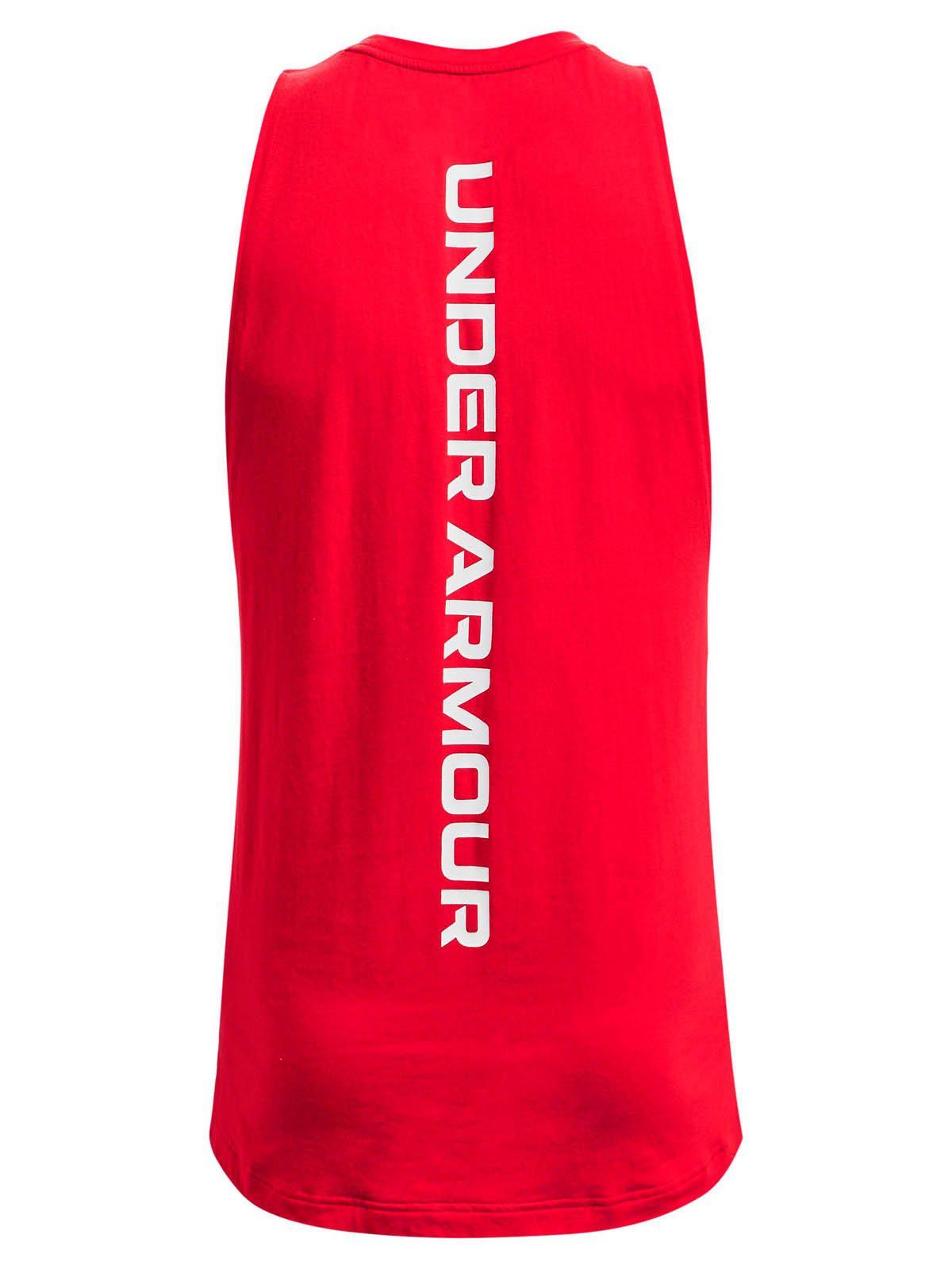 Polera sin mangas de Basqueball  hombre Zone rojo -1