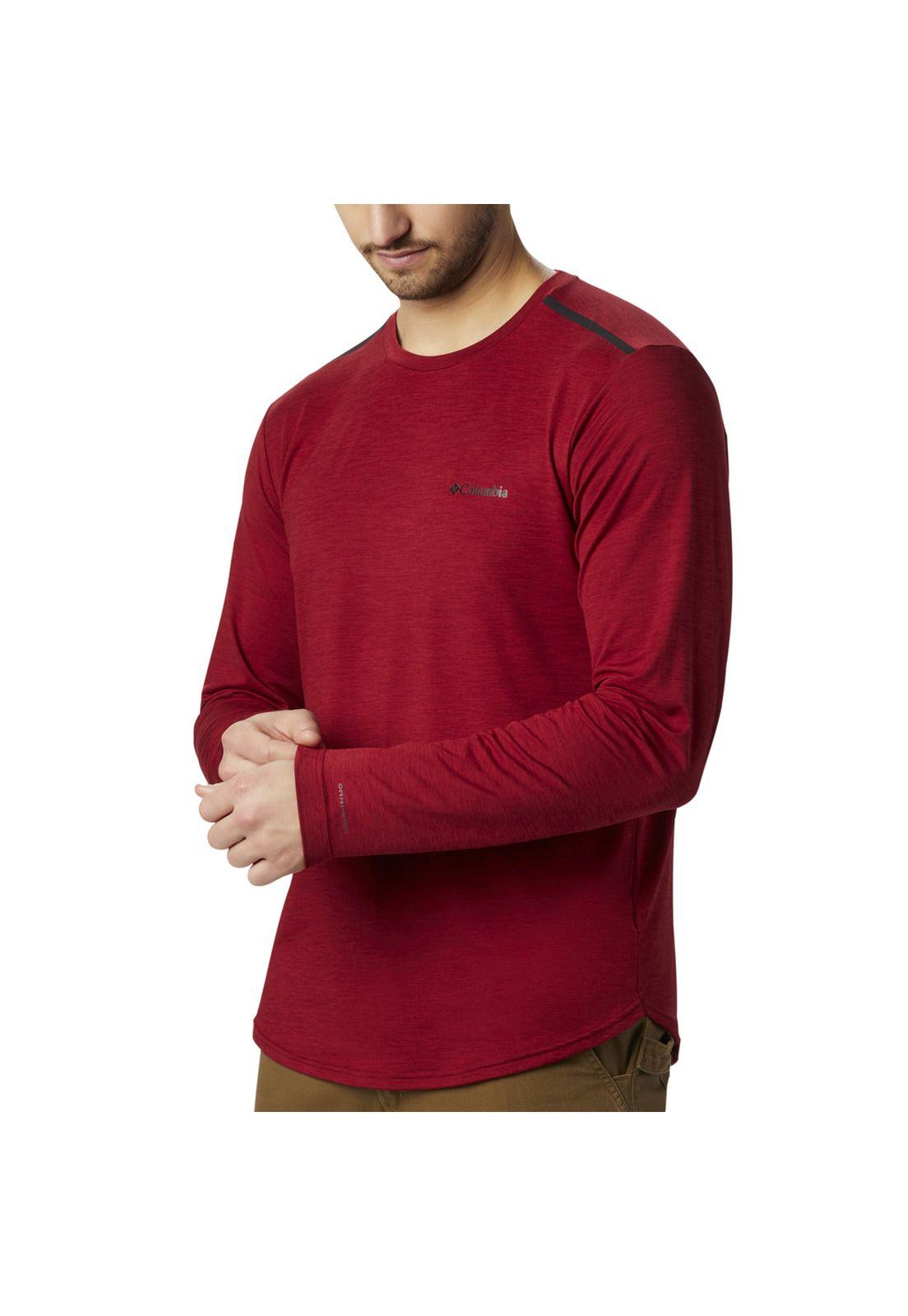 Polera Tech Trail™ II Crew Burdeo-0