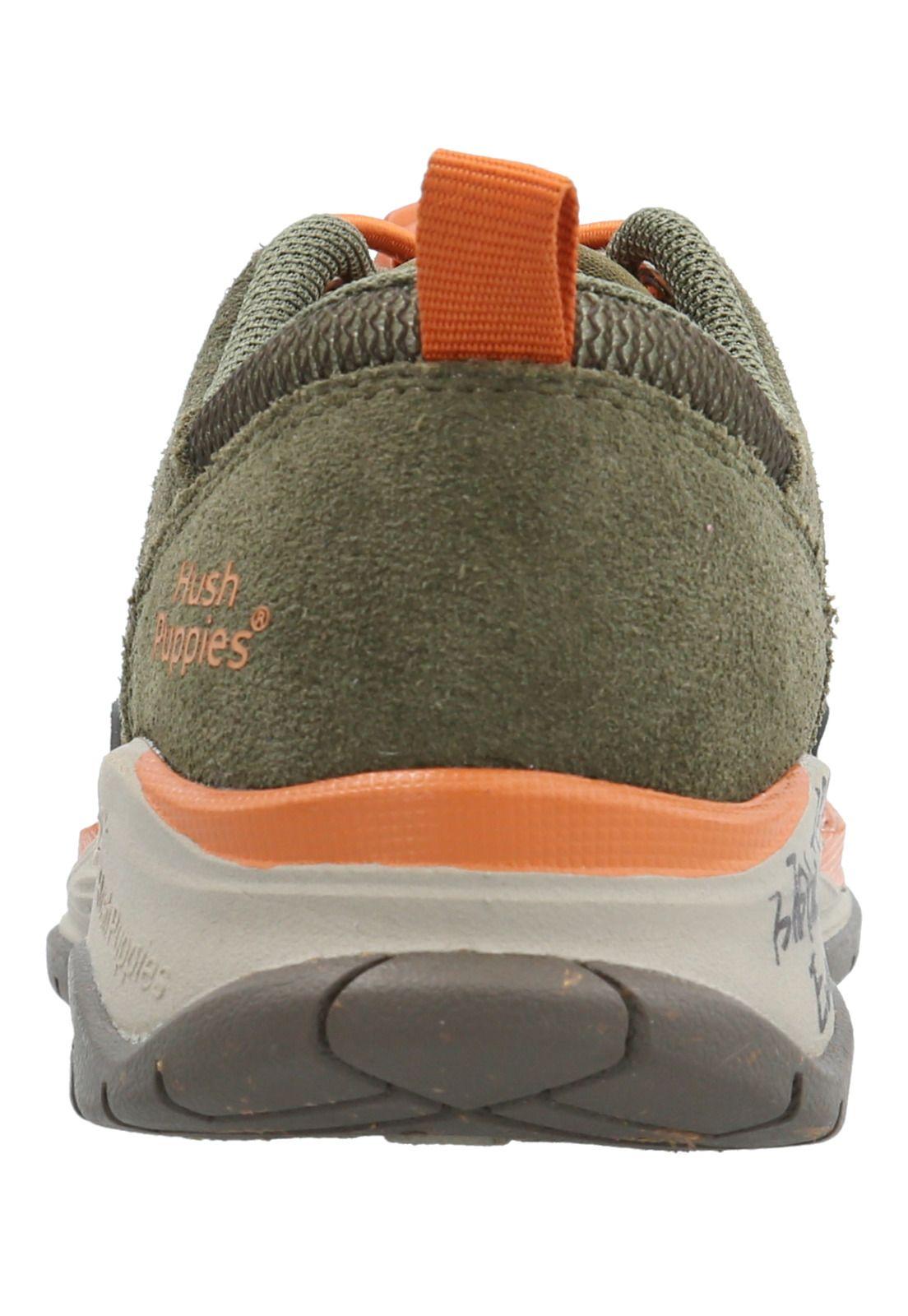 Zapatilla Cuero Irving Niño Verde-6