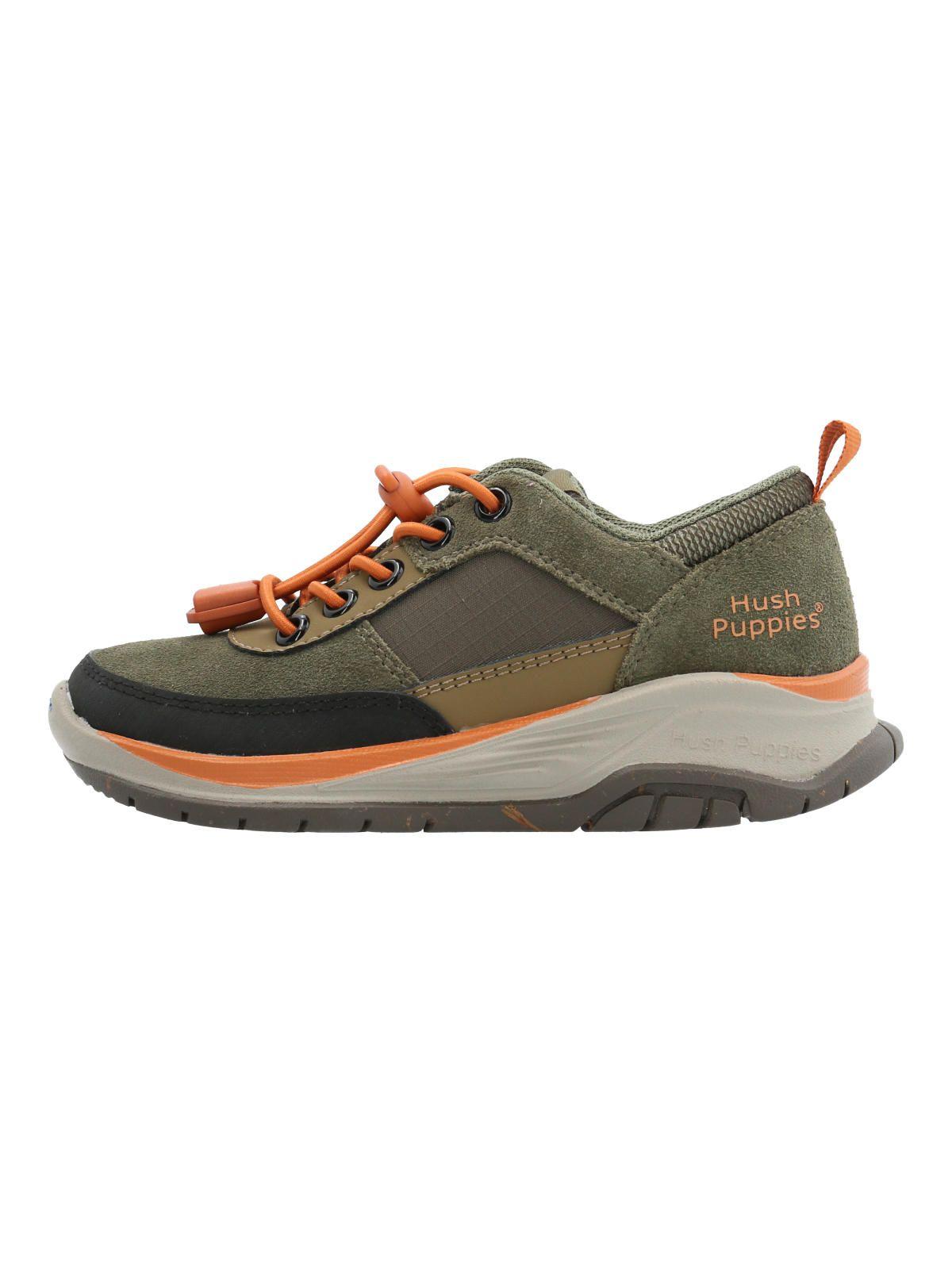 Zapatilla Cuero Irving Niño Verde-5