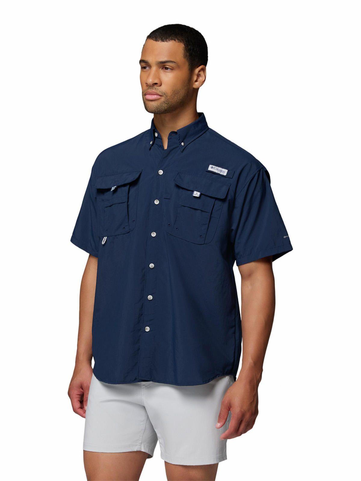 Camisa Manga Corta Hombre Bahama II Azul-1