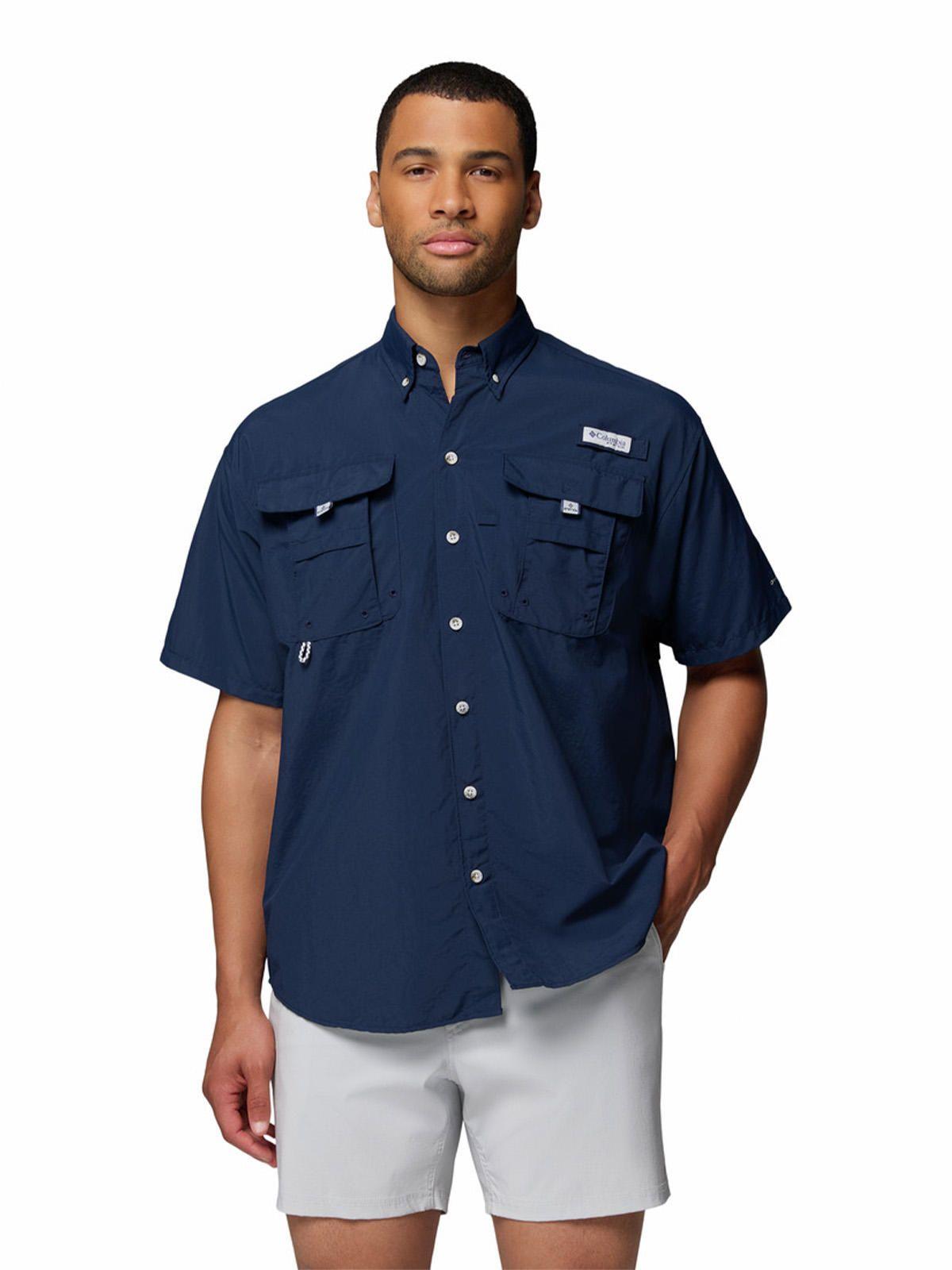 Camisa Manga Corta Hombre Bahama II Azul-0