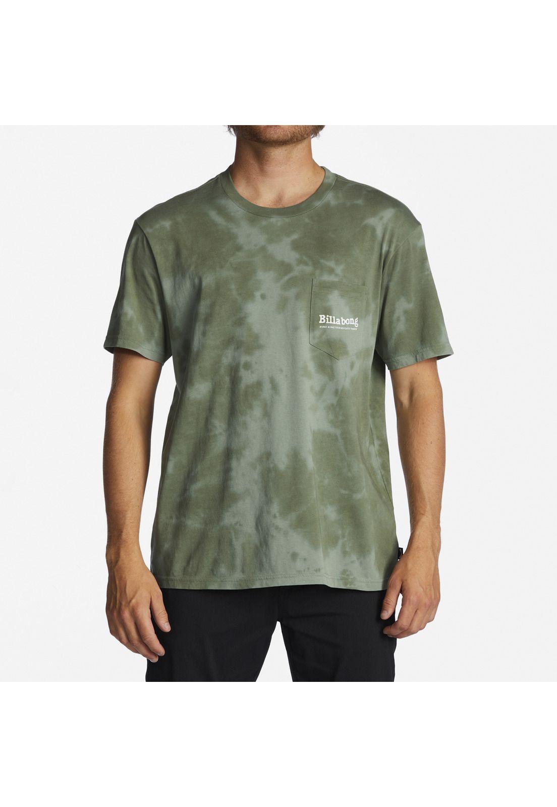 Polera M/C Hombre Pocket Wash M Verde-0