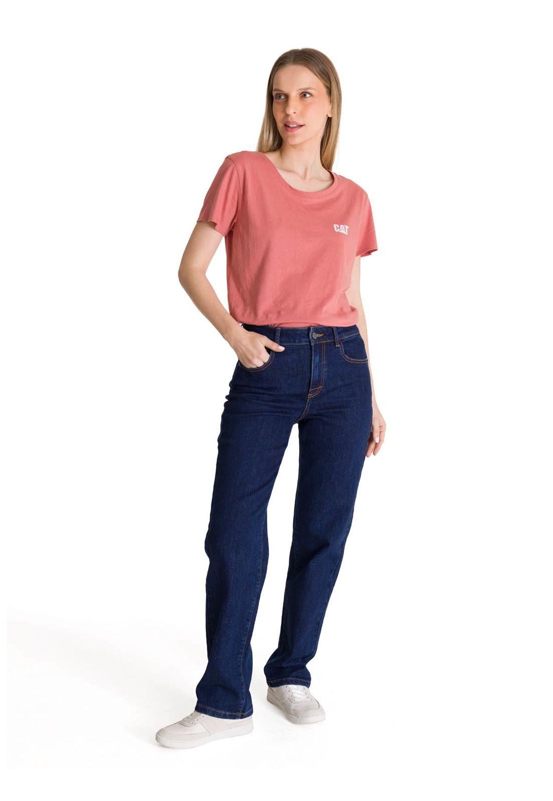 Polera Manga Corta Mujer Logo Terracota-6