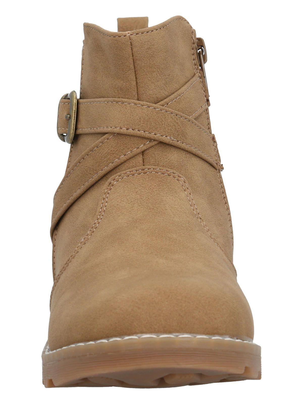 Botín Justina Niña Camel-3