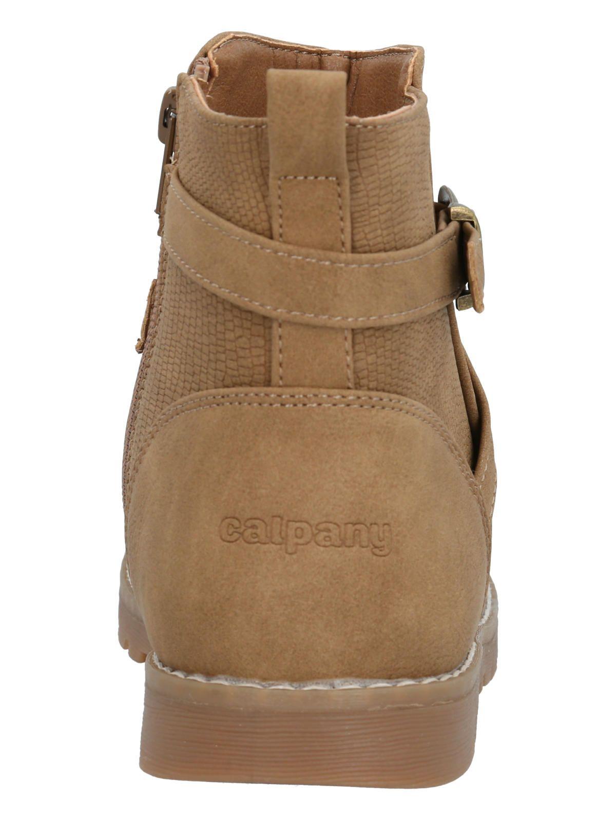 Botín Justina Niña Camel-6