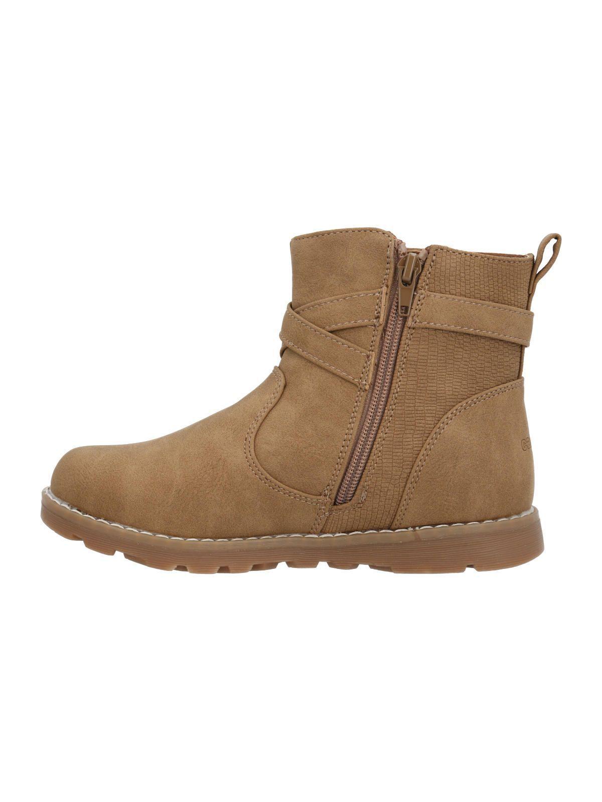 Botín Justina Niña Camel-5