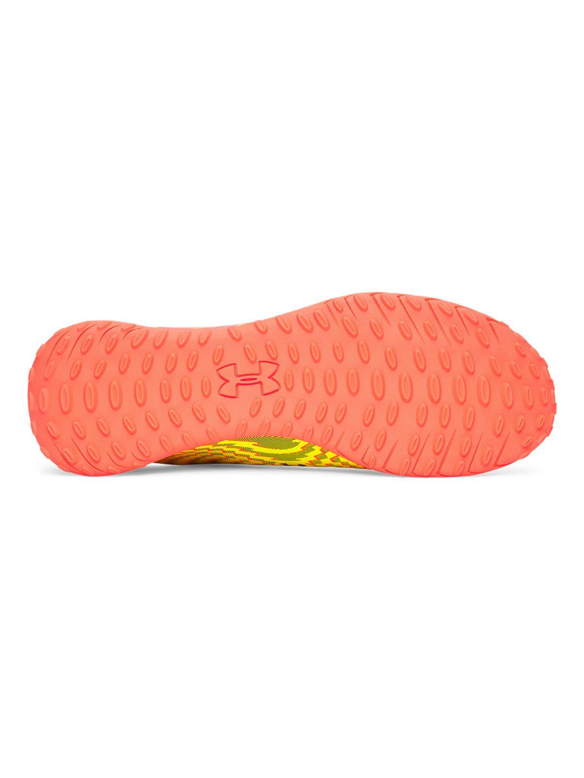 Zapatilla UA Shadow Club 4 Turf  Naranjo Unisex-3
