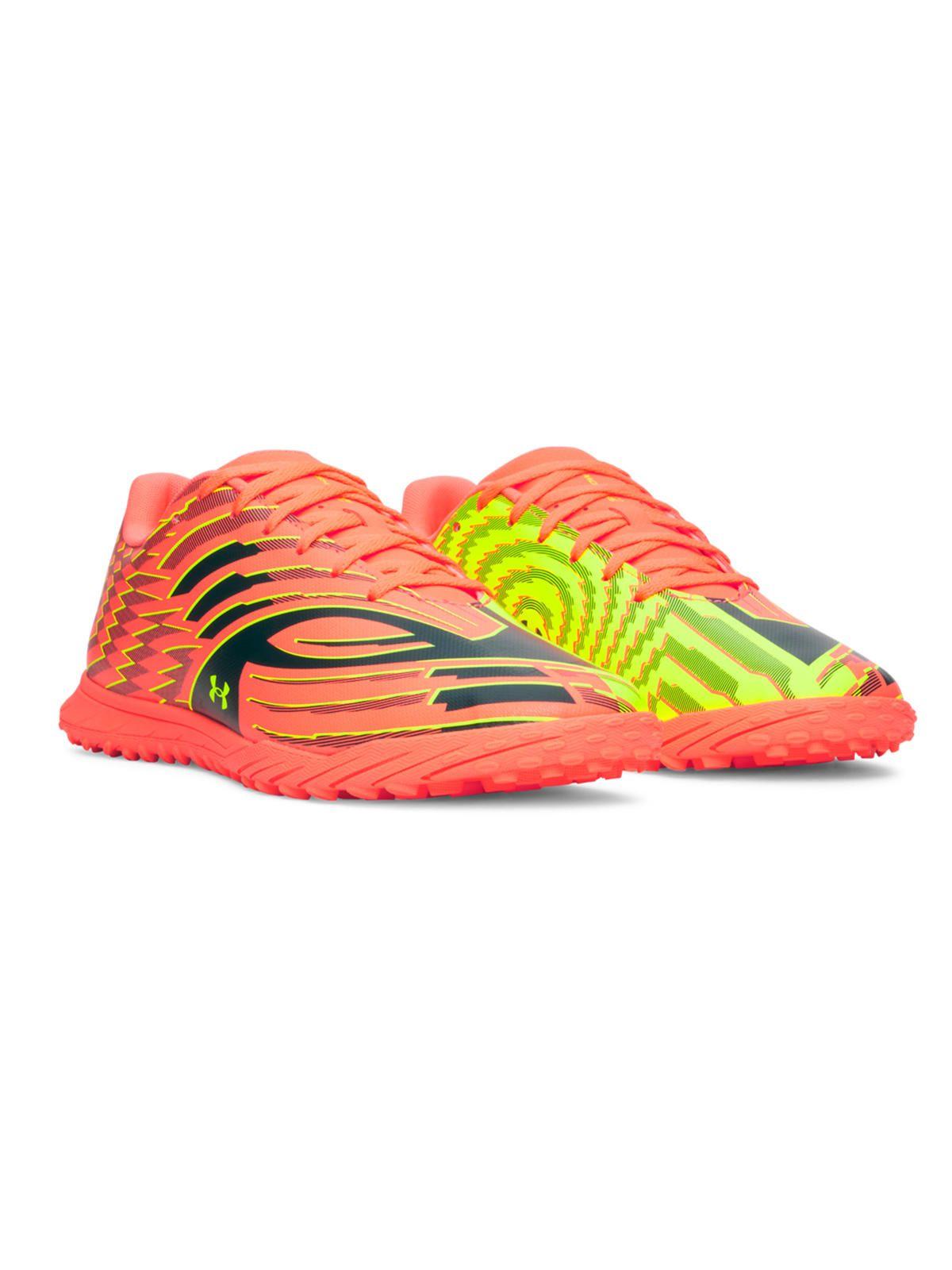 Zapatilla UA Shadow Club 4 Turf  Naranjo Unisex-5