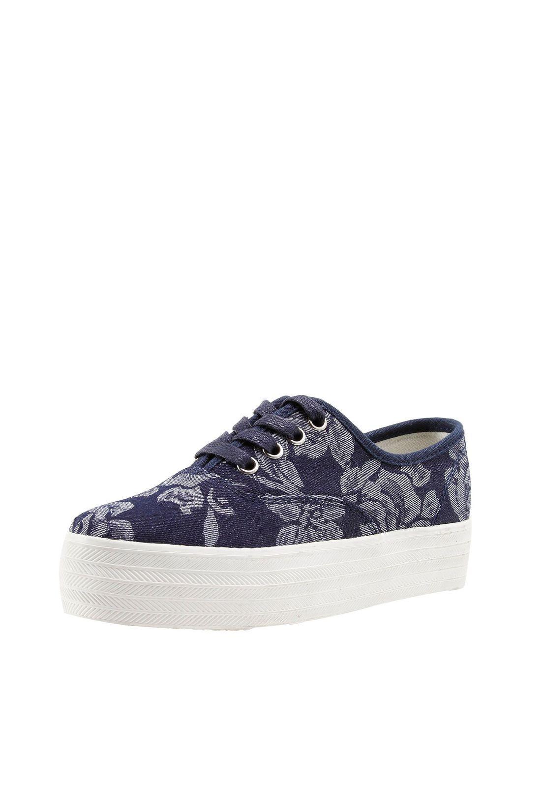 Zapatilla Textil Managua Azul-1