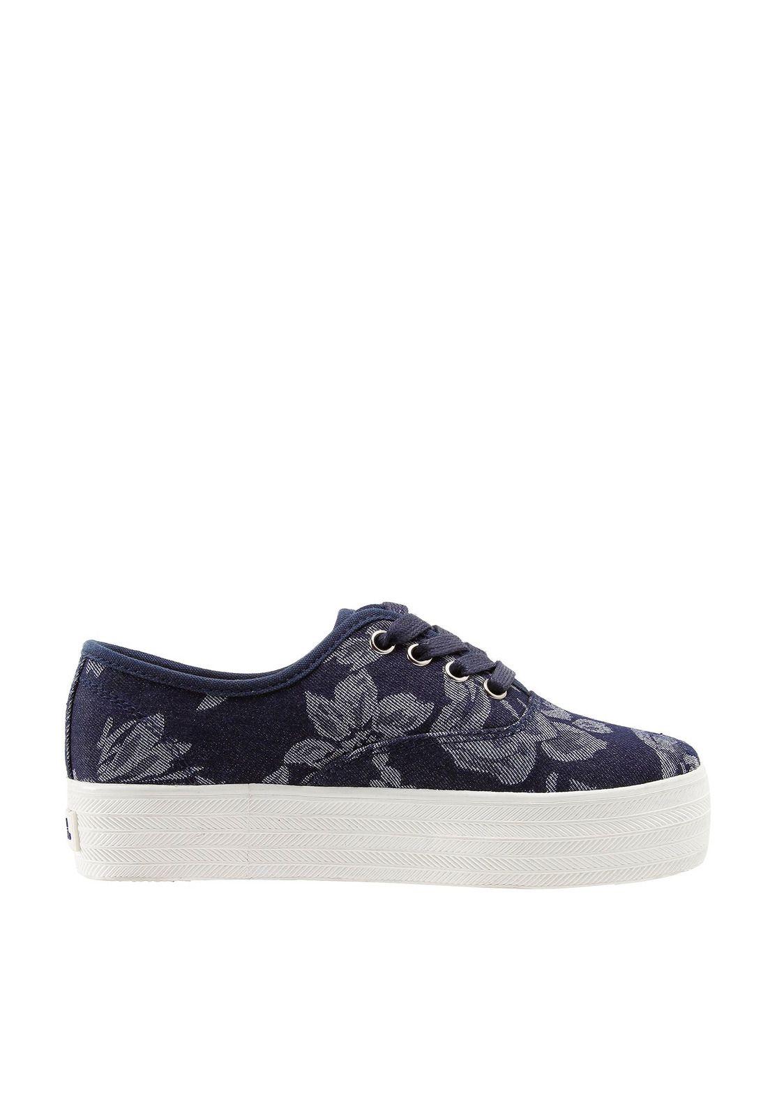 Zapatilla Textil Managua Azul-3
