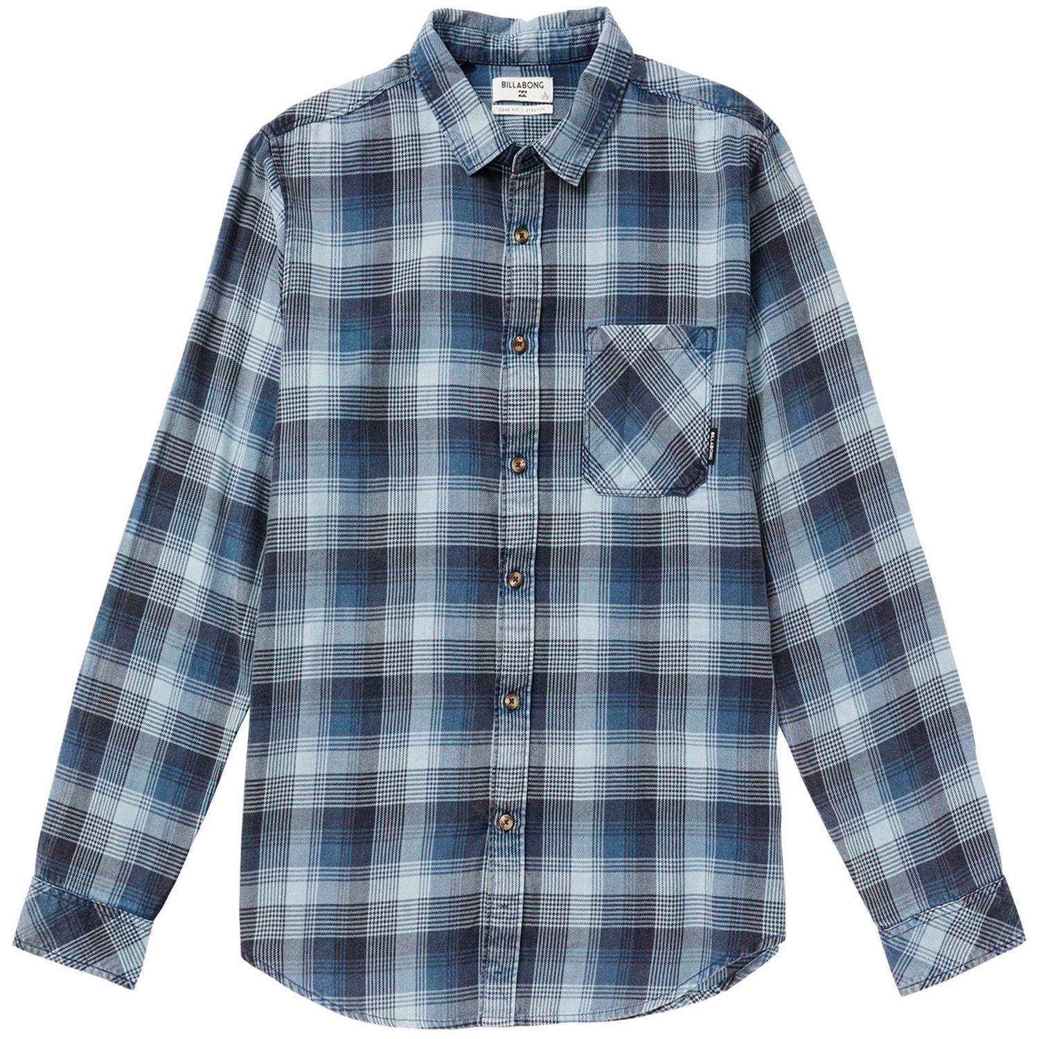 Camisa Hombre Freemont Flannel Azul Petróleo-0
