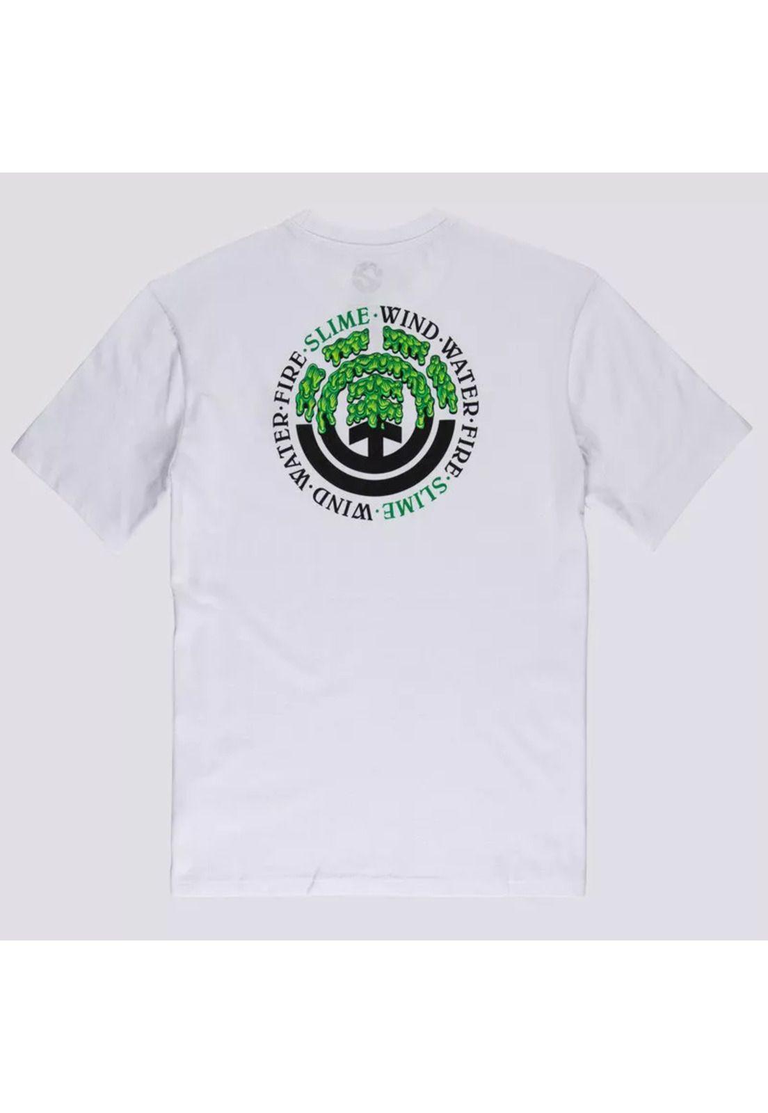 Polera M/C Proton Seal Ss Blanco Hombre Element-2
