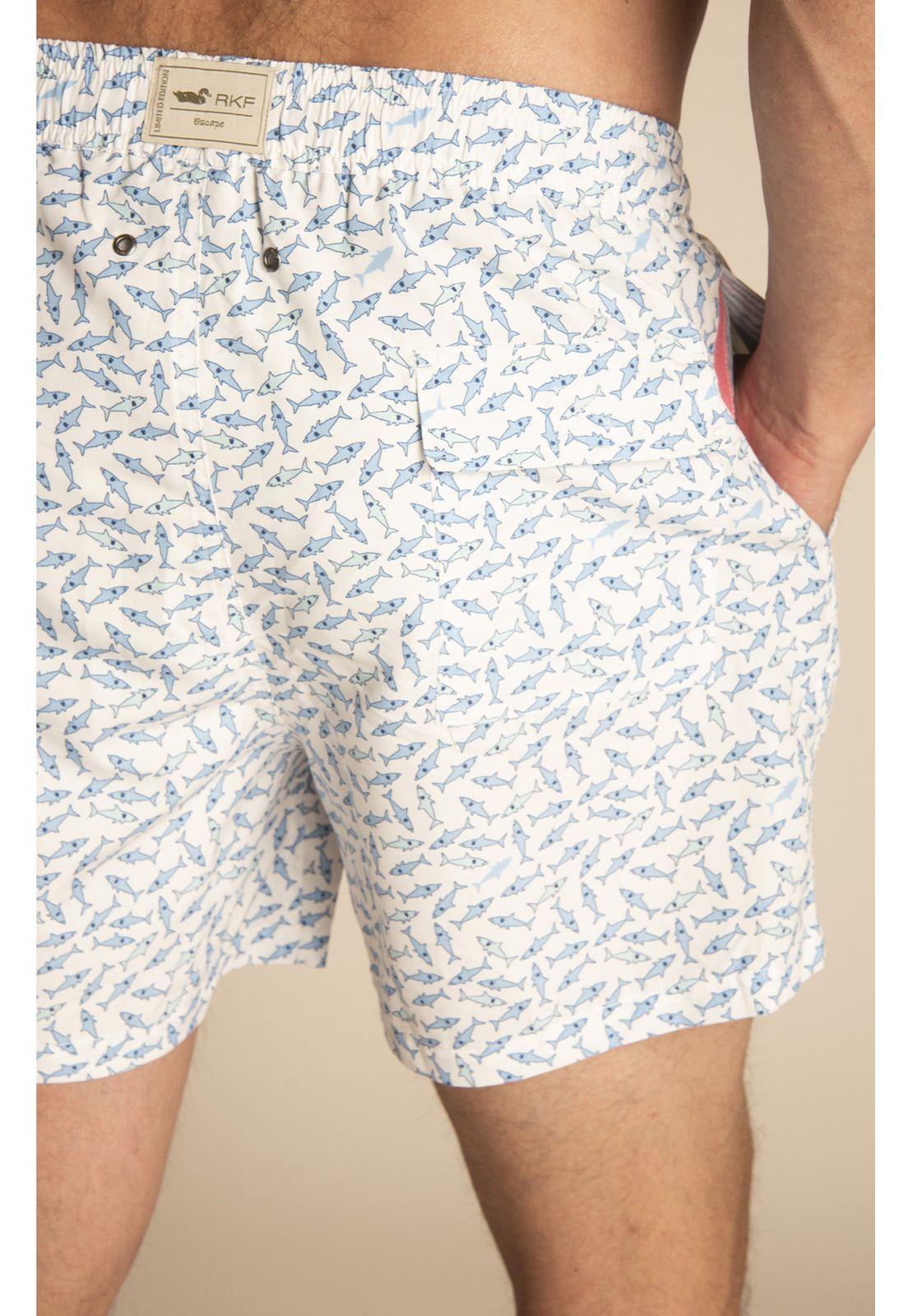 Traje de Baño Hombre Izam Blanco-5