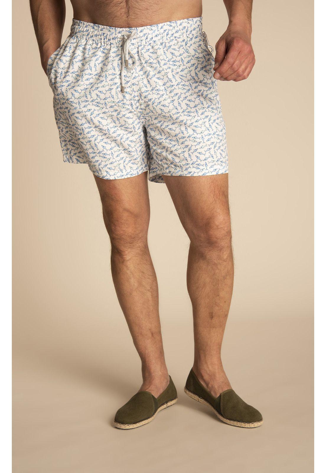 Traje de Baño Hombre Izam Blanco-7