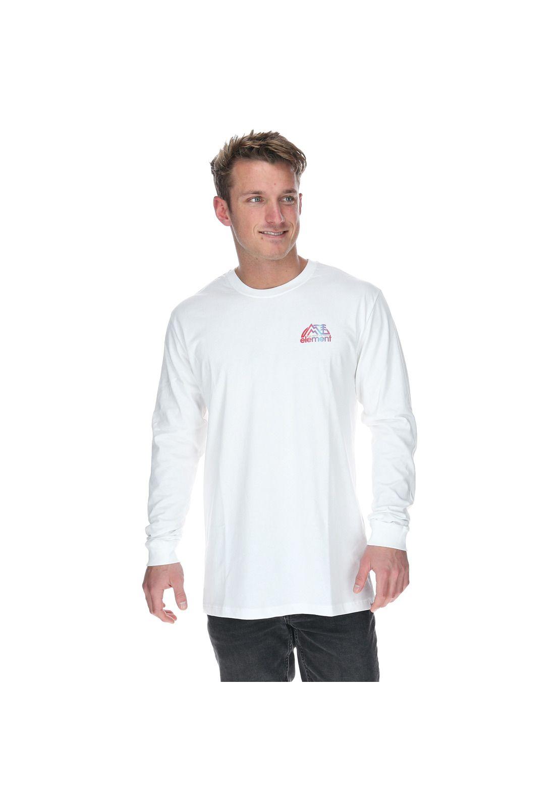 Polera M/L Hombre Burkett Polera Blanco-0