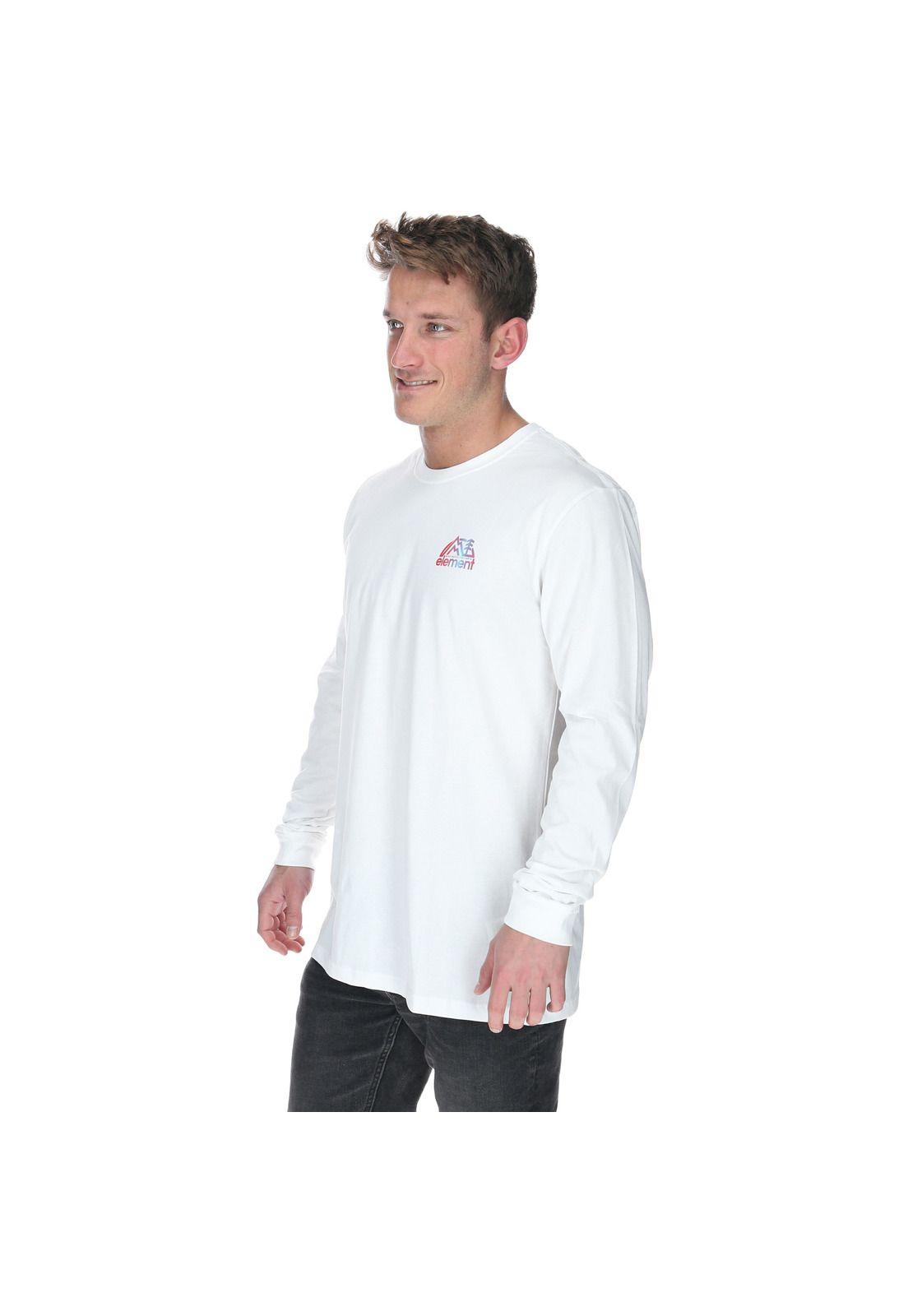 Polera M/L Hombre Burkett Polera Blanco-1