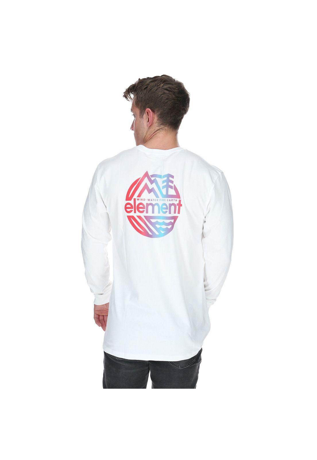 Polera M/L Hombre Burkett Polera Blanco-2