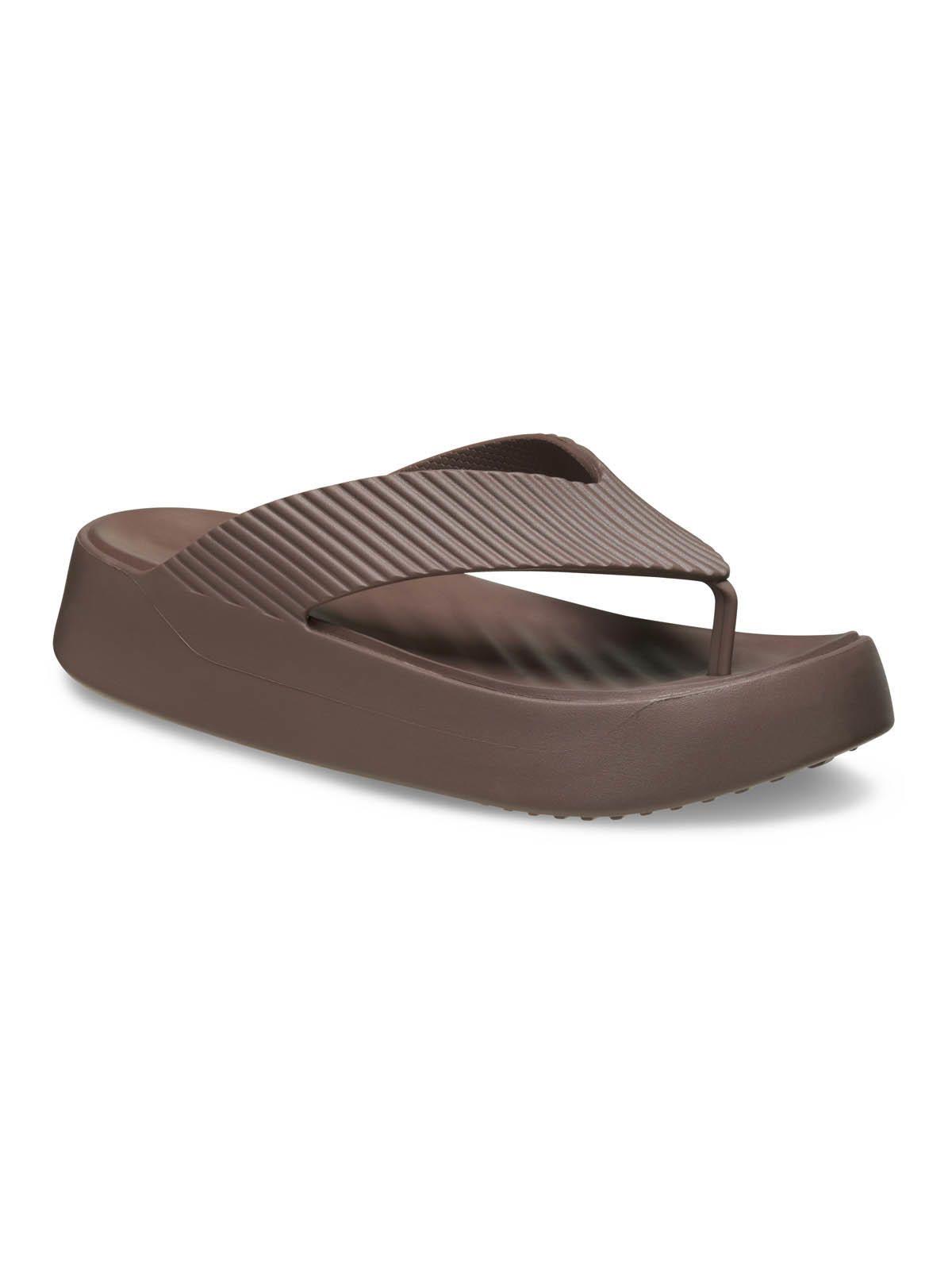 Sandalia Flip Mujer Getaway Platform Flip Café-6