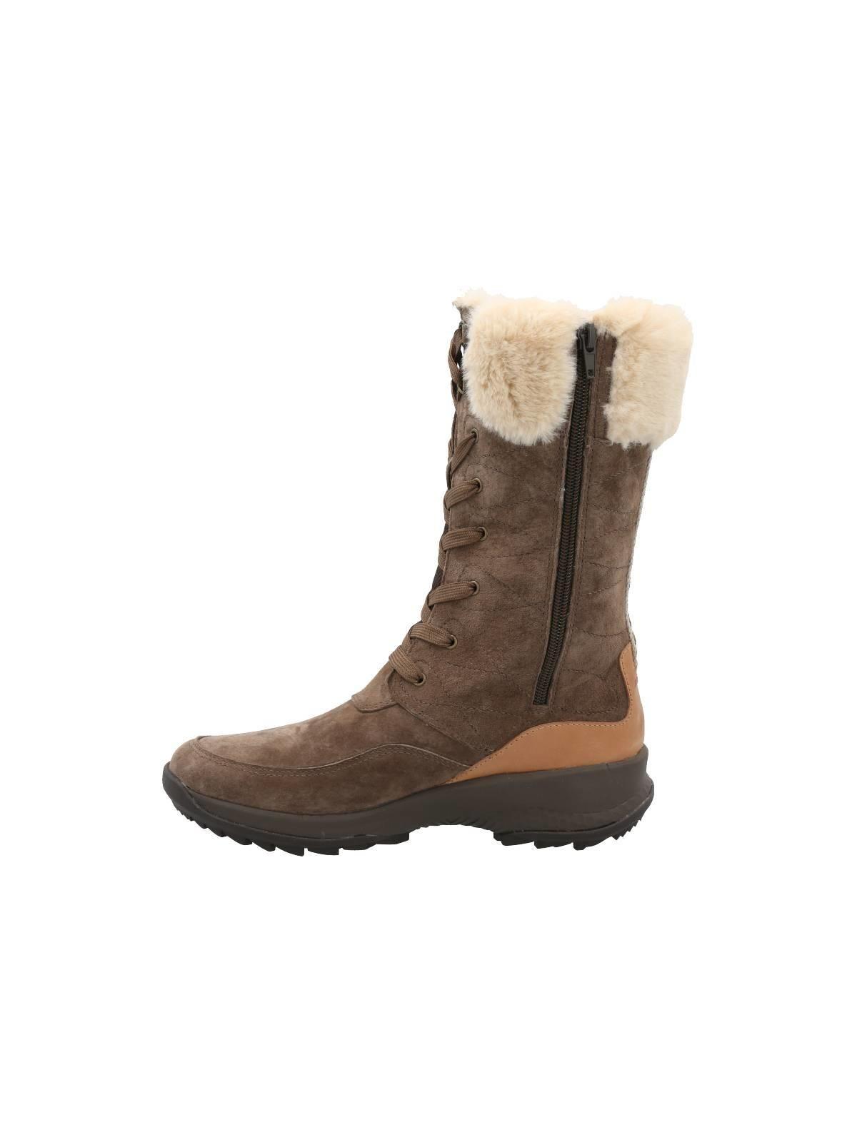 Bota Cuero Mujer Rinier Café-5