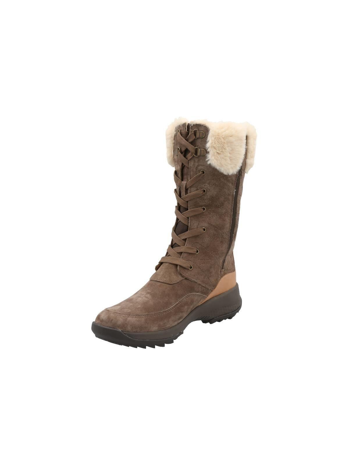 Bota Cuero Mujer Rinier Café-4