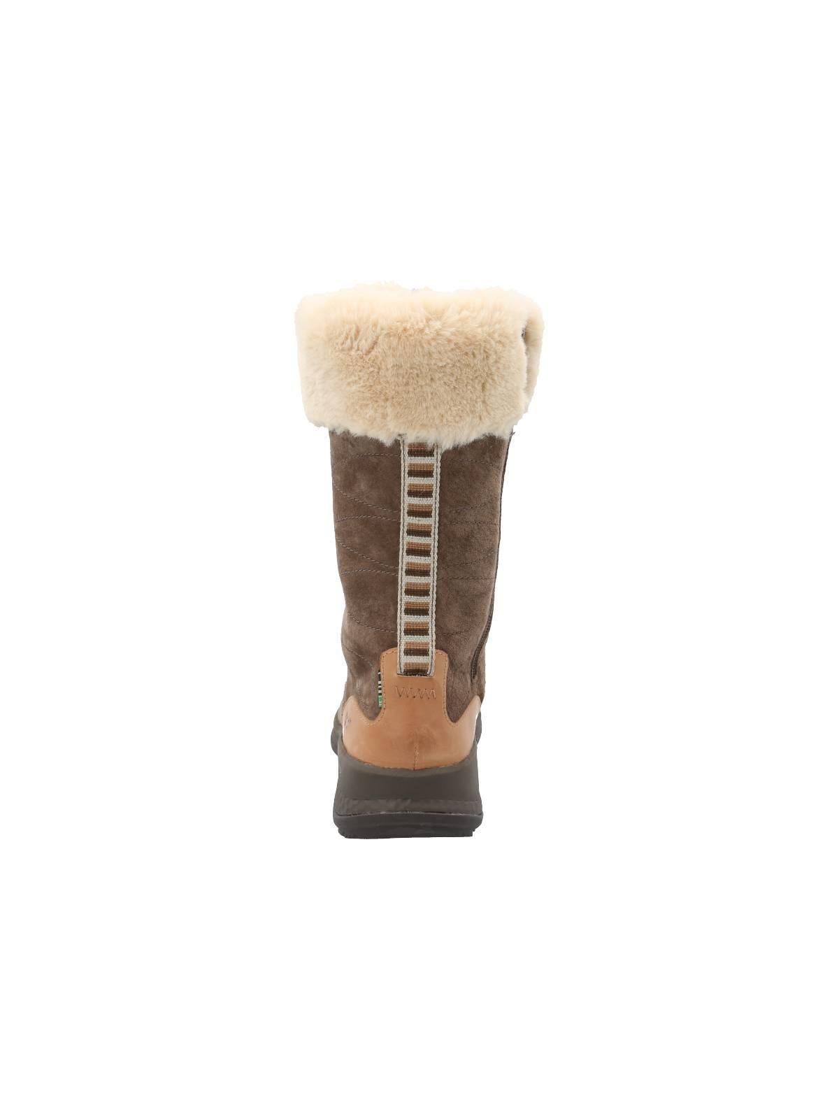 Bota Cuero Mujer Rinier Café-6
