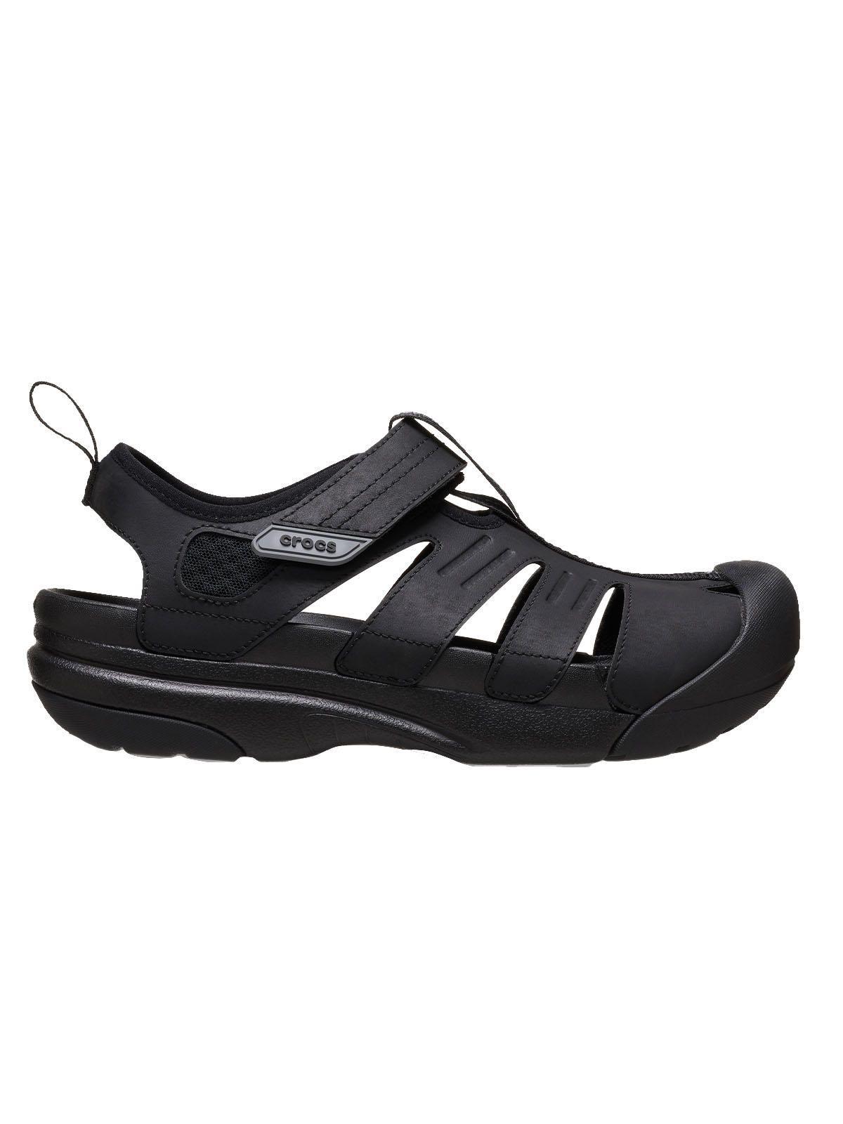 Sandalia Crocs Hombre Yukon Fisherman Negro-0