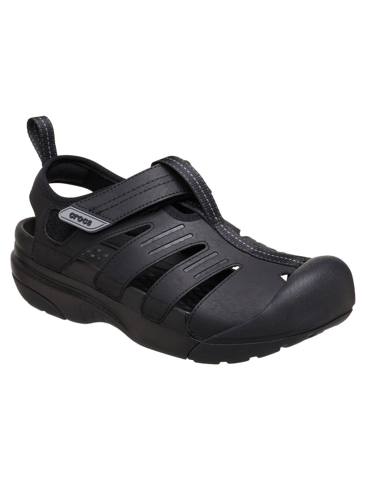 Sandalia Crocs Hombre Yukon Fisherman Negro-6